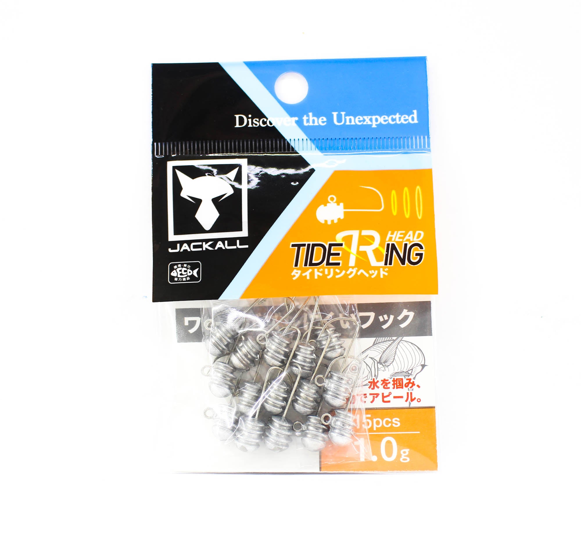 Jackall Jig Head Tide Ring Head 1.0 Grams 15 Pieces (7620)