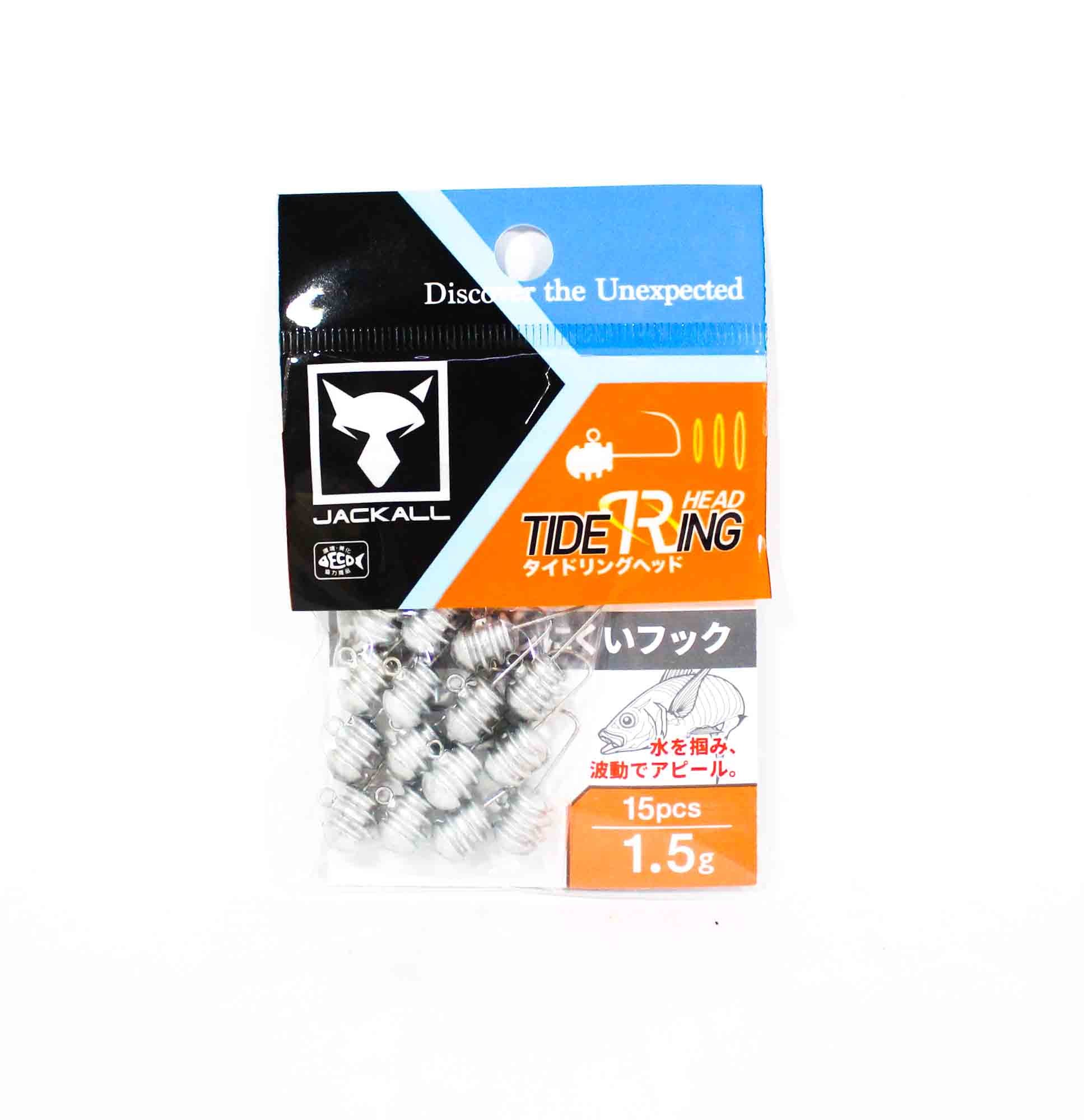 Jackall Jig Head Tide Ring Head 1.5 Grams 15 Pieces (7644)