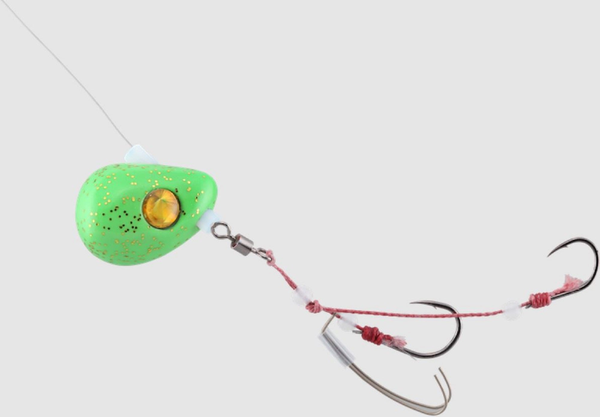 Jackall Bin Bin Tenya Taimu Yudo No. 8/28 grams Lime Glow Gold Flake (9655)