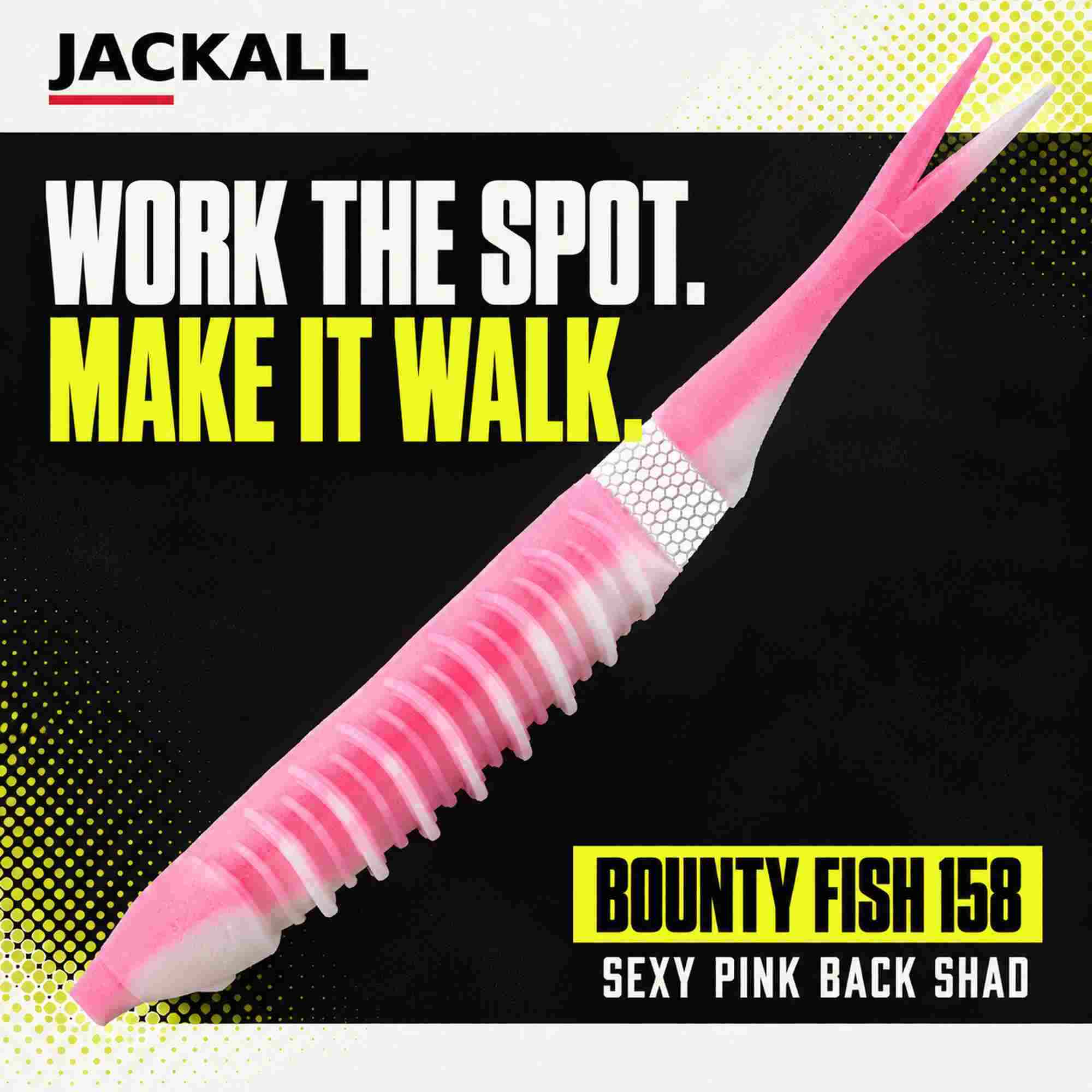 Jackall Soft Lure Bounty Fish 158mm Sexy Pink Back Shad (0200)