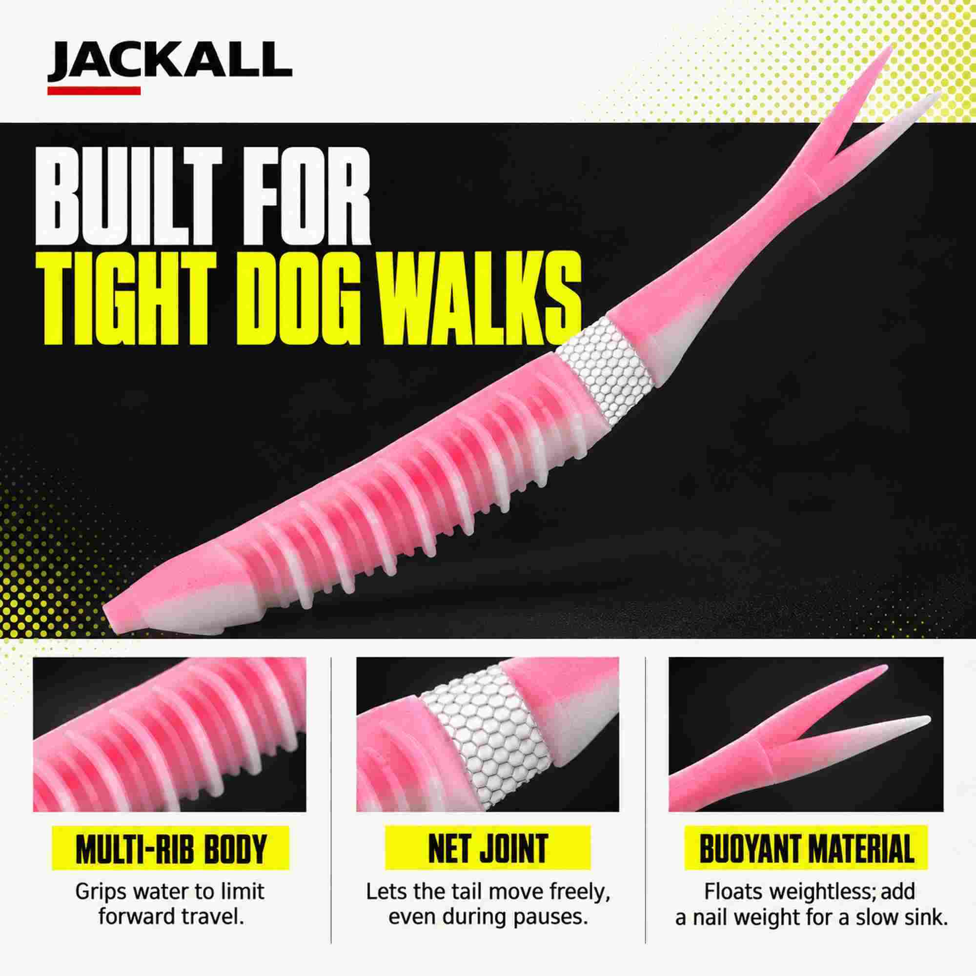 Jackall Soft Lure Bounty Fish 158mm Sexy Pink Back Shad (0200)
