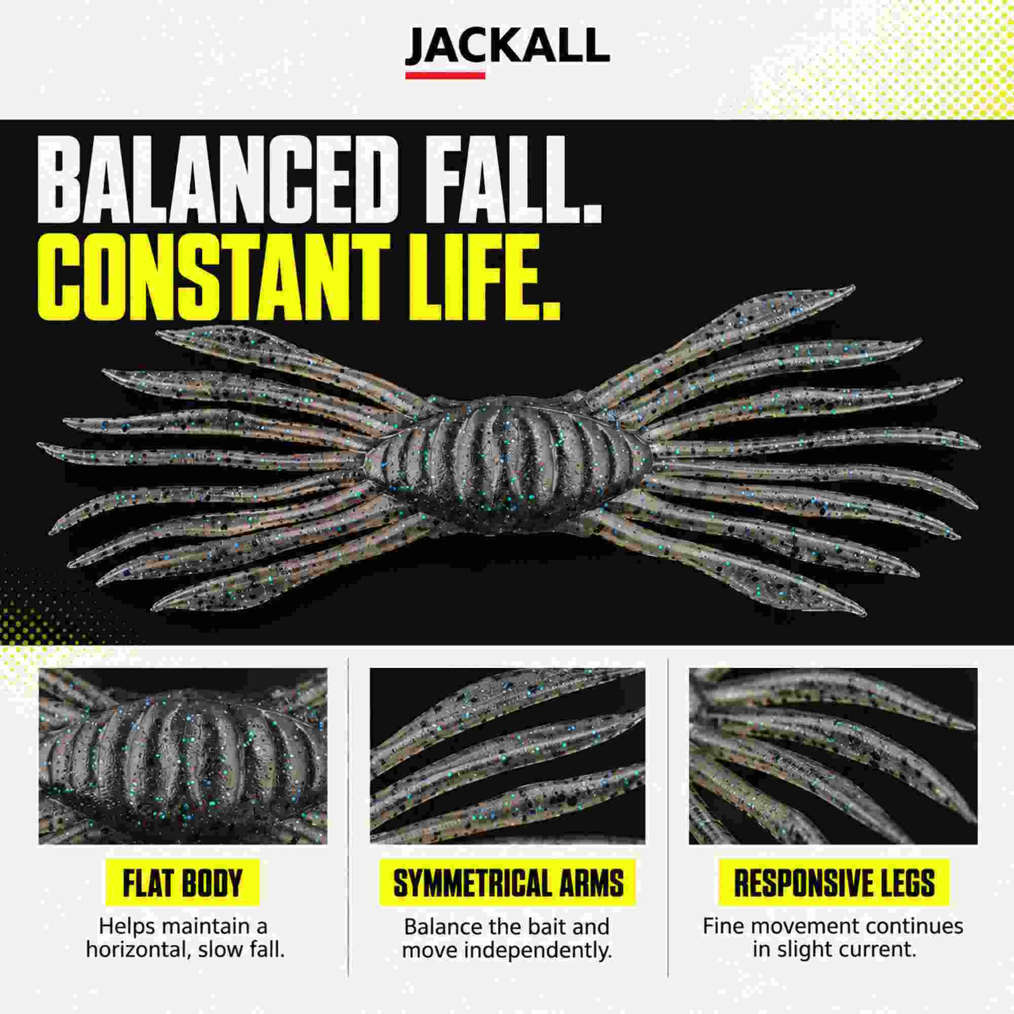 Jackall Soft Lure Drift Crab 145 mm x 45mm Mimic Shrimp (2310)