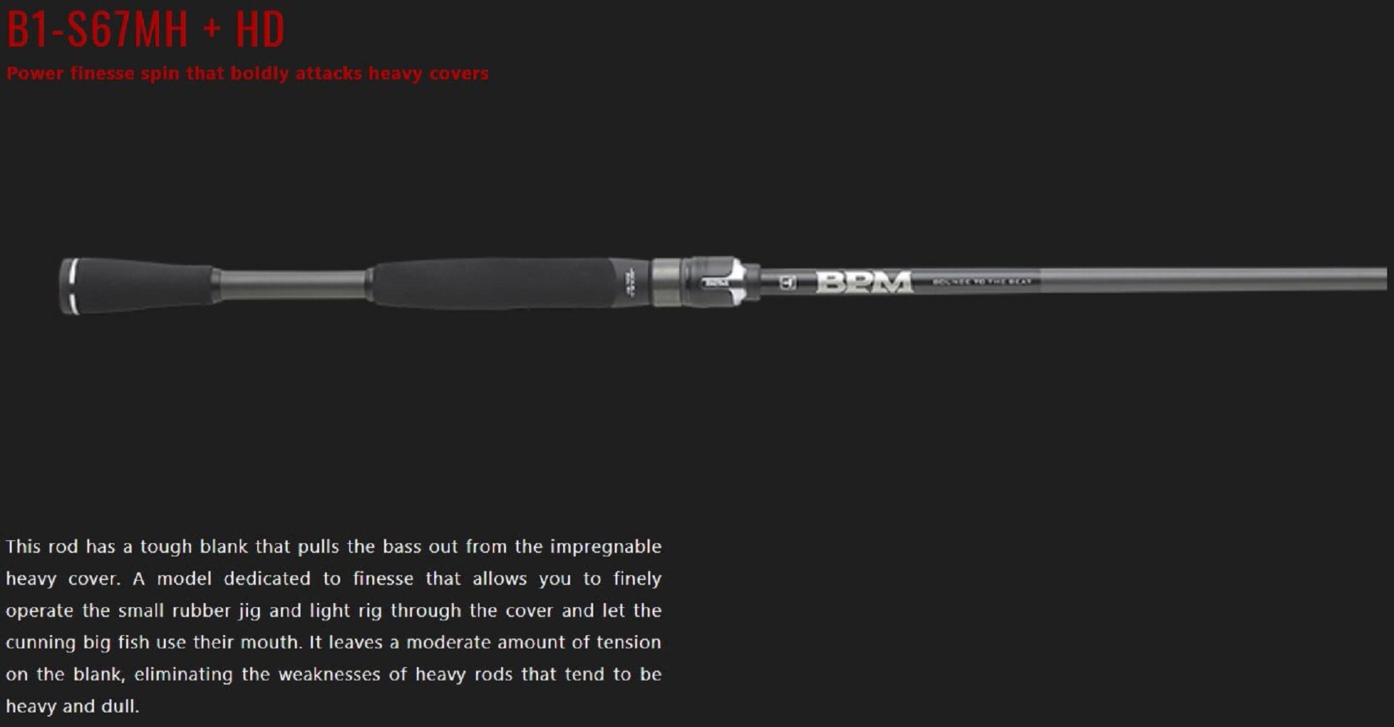 Sale Jackall Rod Spinning BPM 21 B1-S67MH+HD (3836)