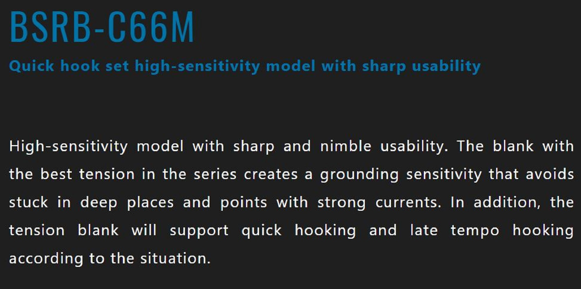 Jackall Rod Baitcast Bin Bin Stick RB BSRB-C66M (3928)