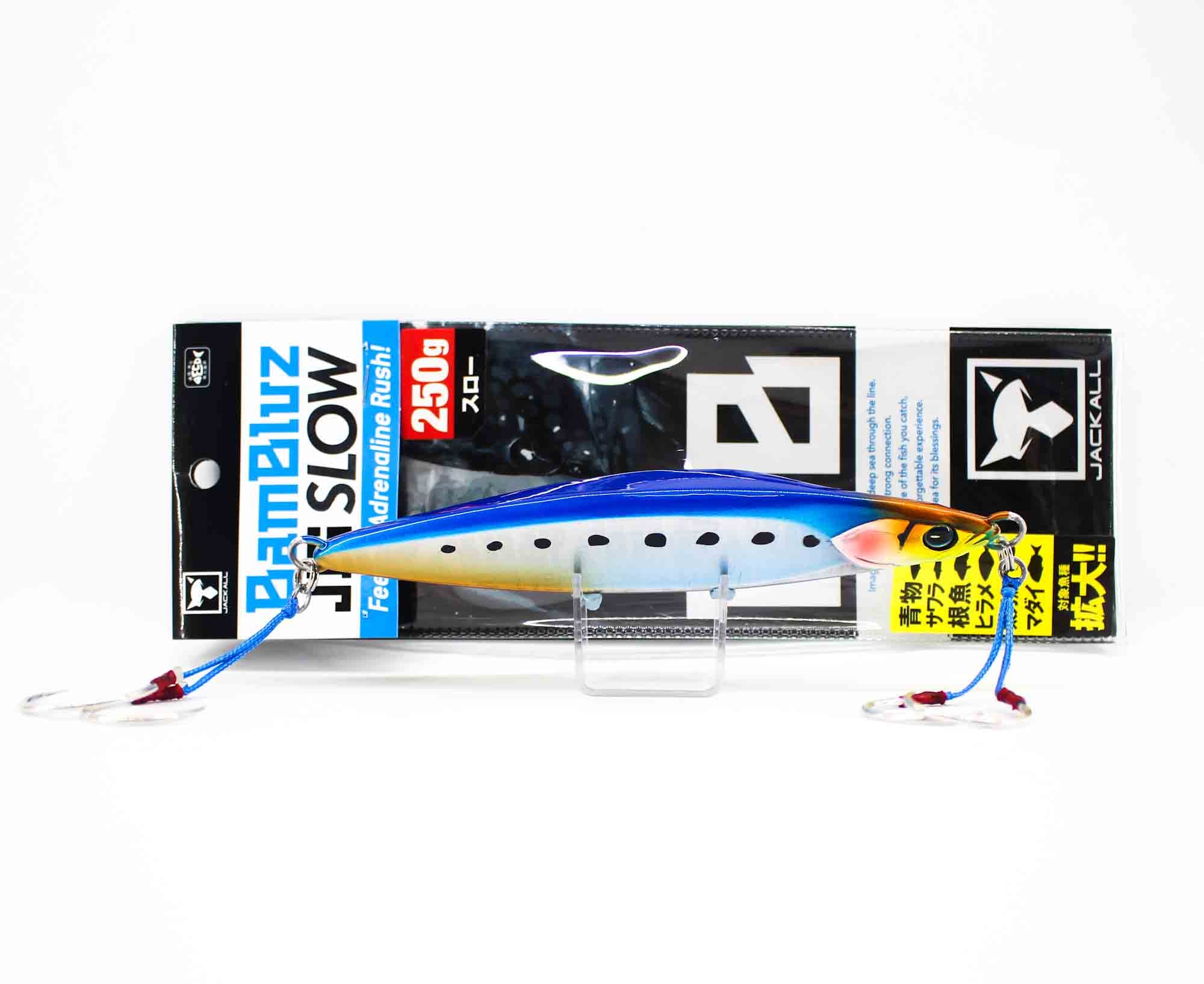 Jackall Metal Jig Bambluz Slow 250 grams Iwashi Magma Wave HL (8411)