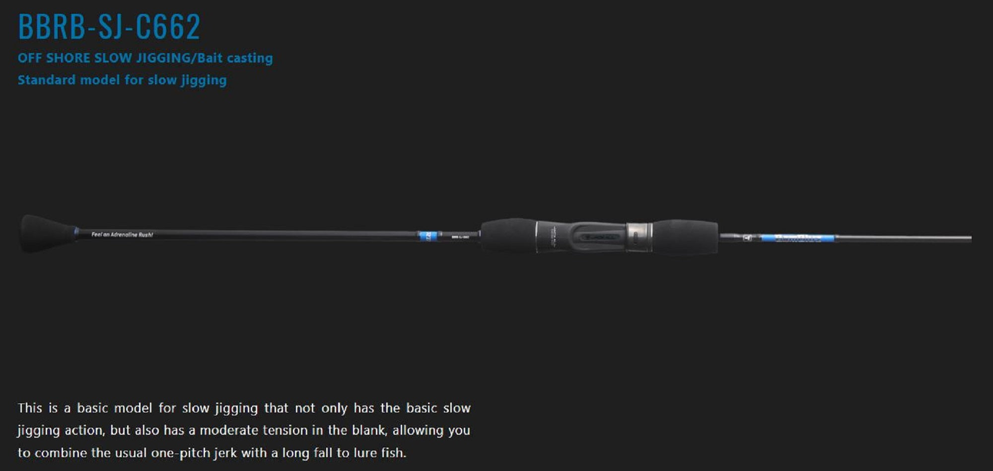 Jackall Rod Baitcast Bambluz BBRB-SJ-C662 (0162)