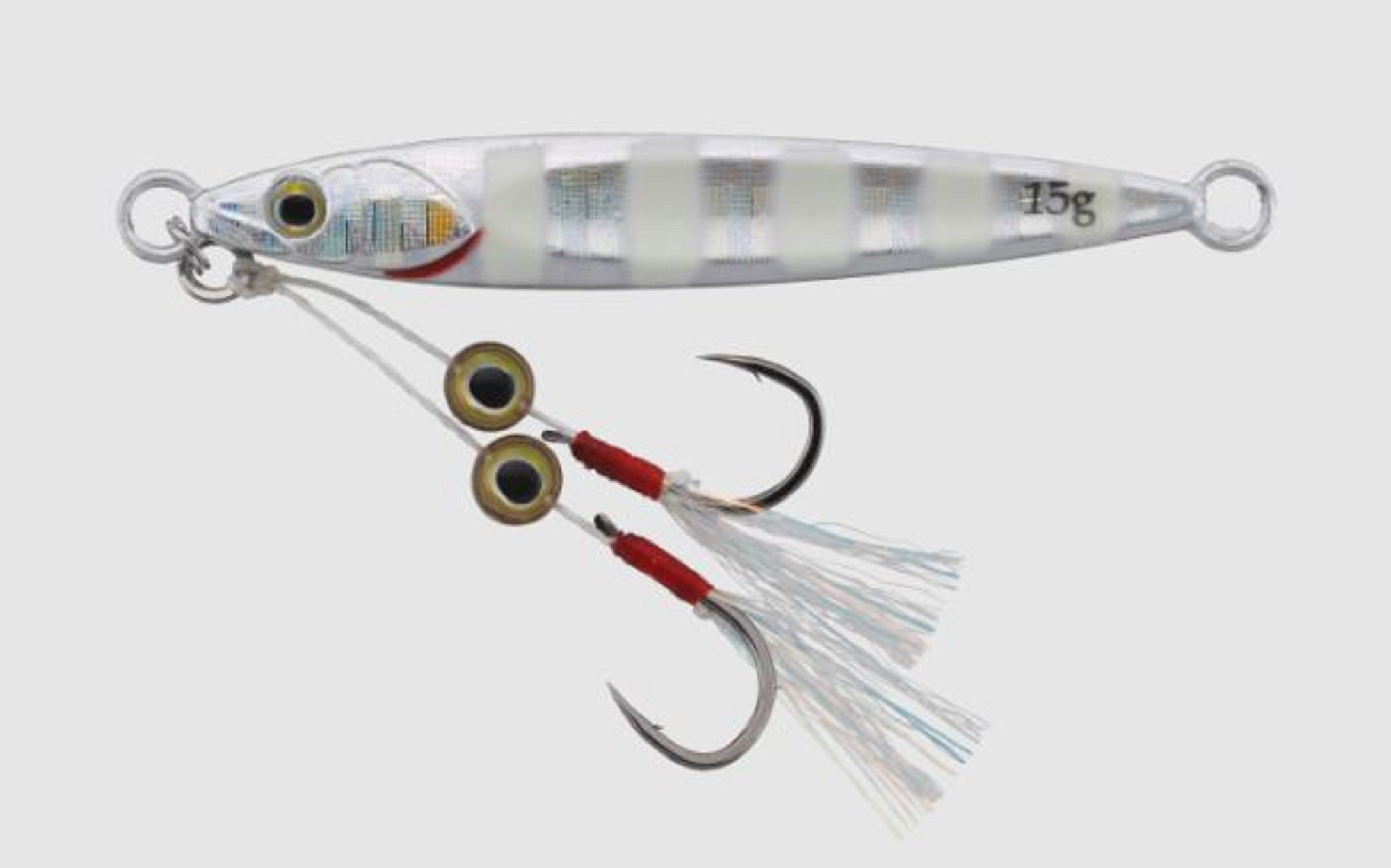 Jackall Metal Jig Big Backer Fit 7 Grams Glow Stripe Border HL (3156)