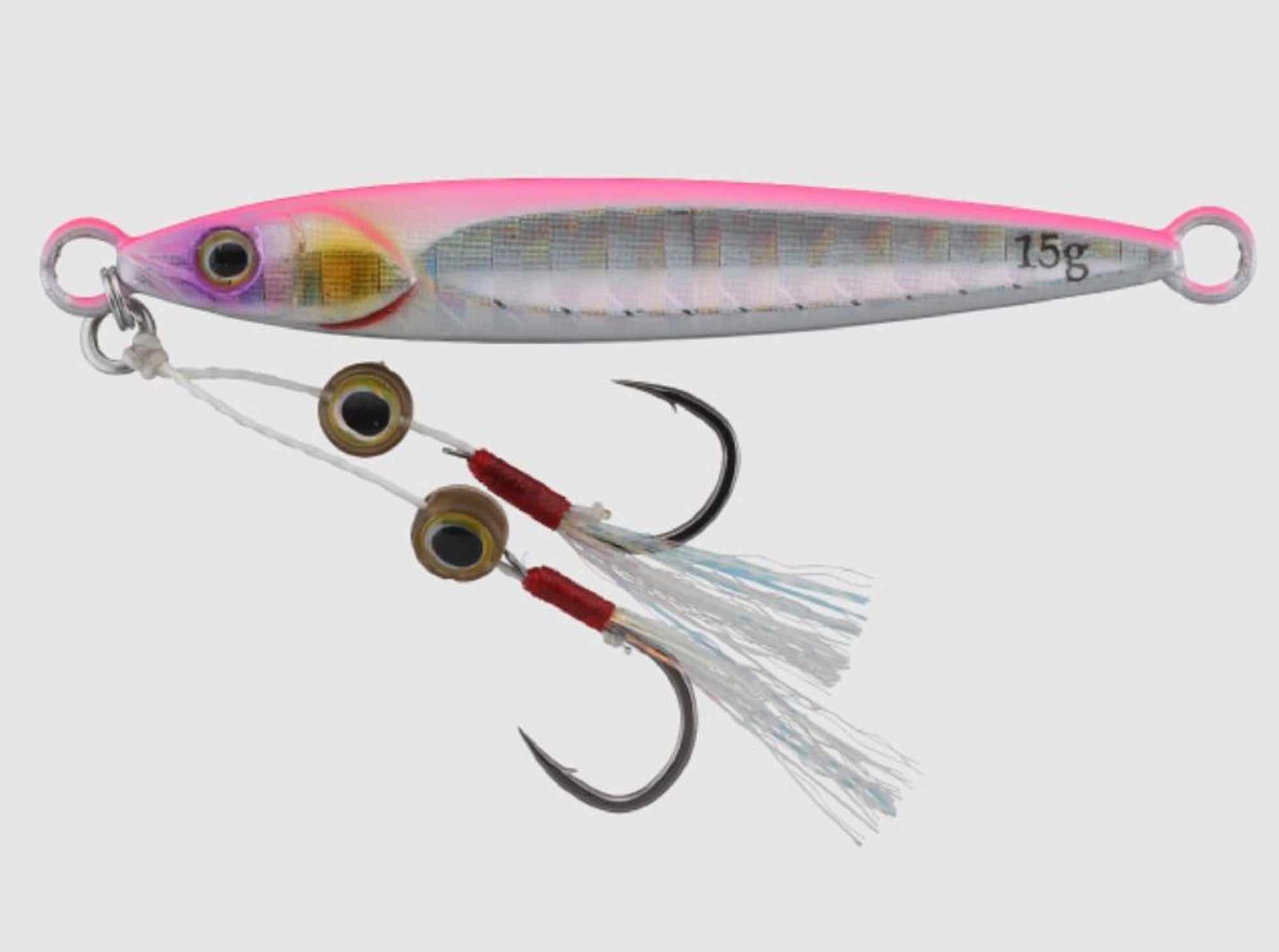 Jackall Metal Jig Big Backer Fit 15 Grams Pink Back Border Hl (3224)