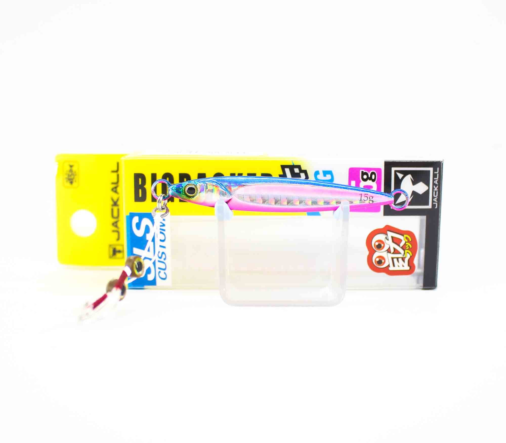 Jackall Metal Jig Big Backer Fit 15 Grams Blue Pink Border HL (3255)