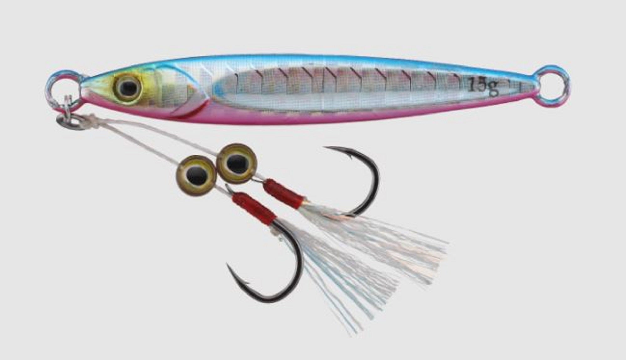 Jackall Metal Jig Big Backer Fit 20 Grams Blue Pink Border HL (3316)