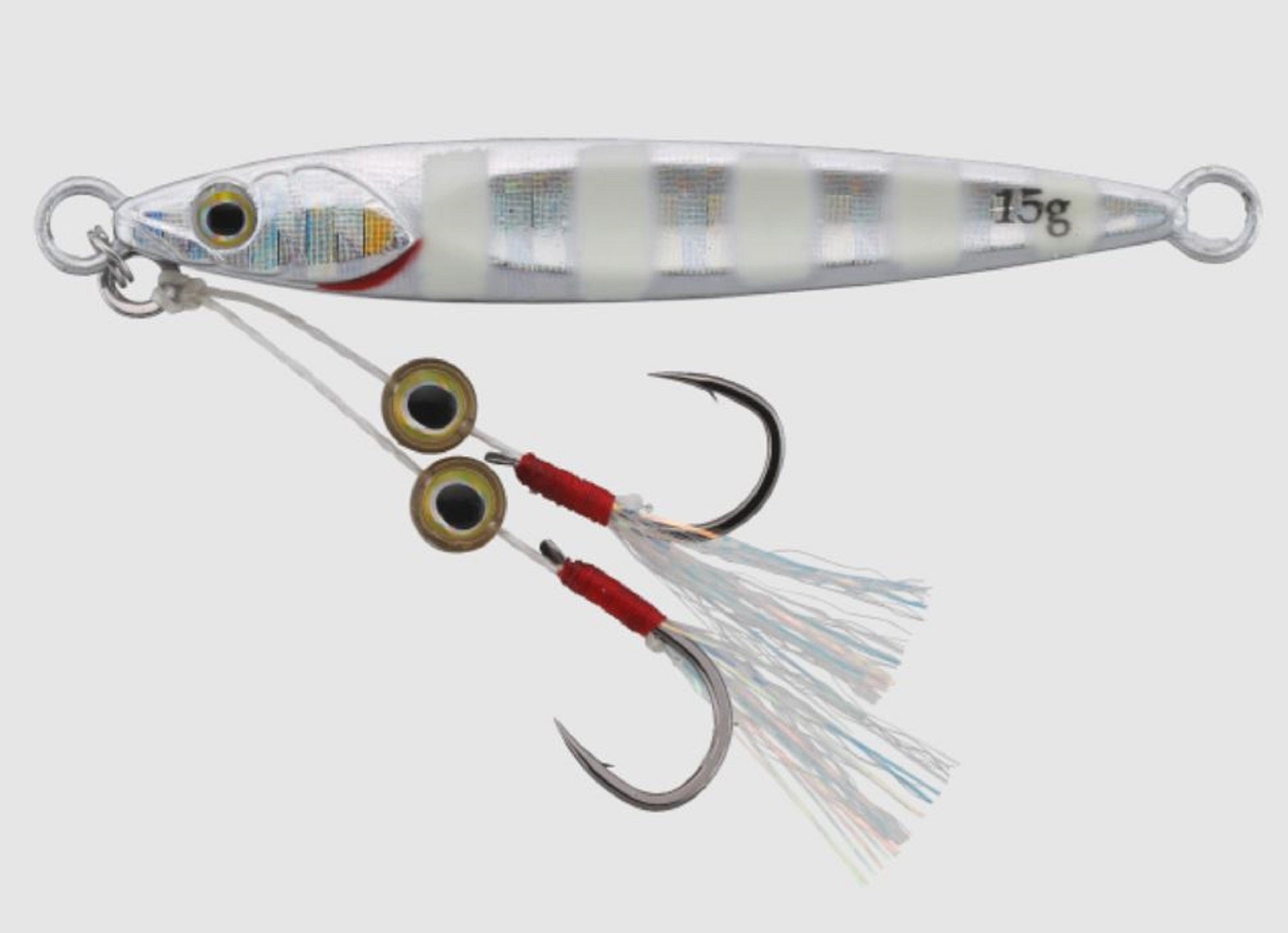 Jackall Metal Jig Big Backer Fit 20 Grams Glow Stripe Border Hl (3330)