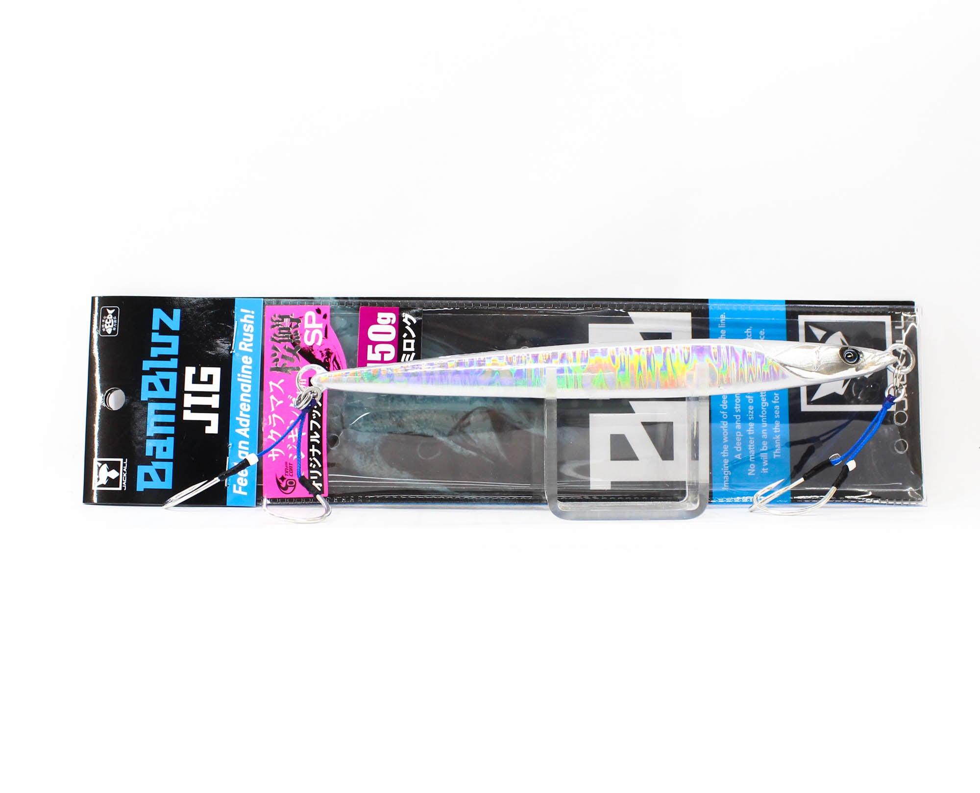 Jackall Metal Jig Bambluz Semi Long 150 grams Jinre Glow (3866)
