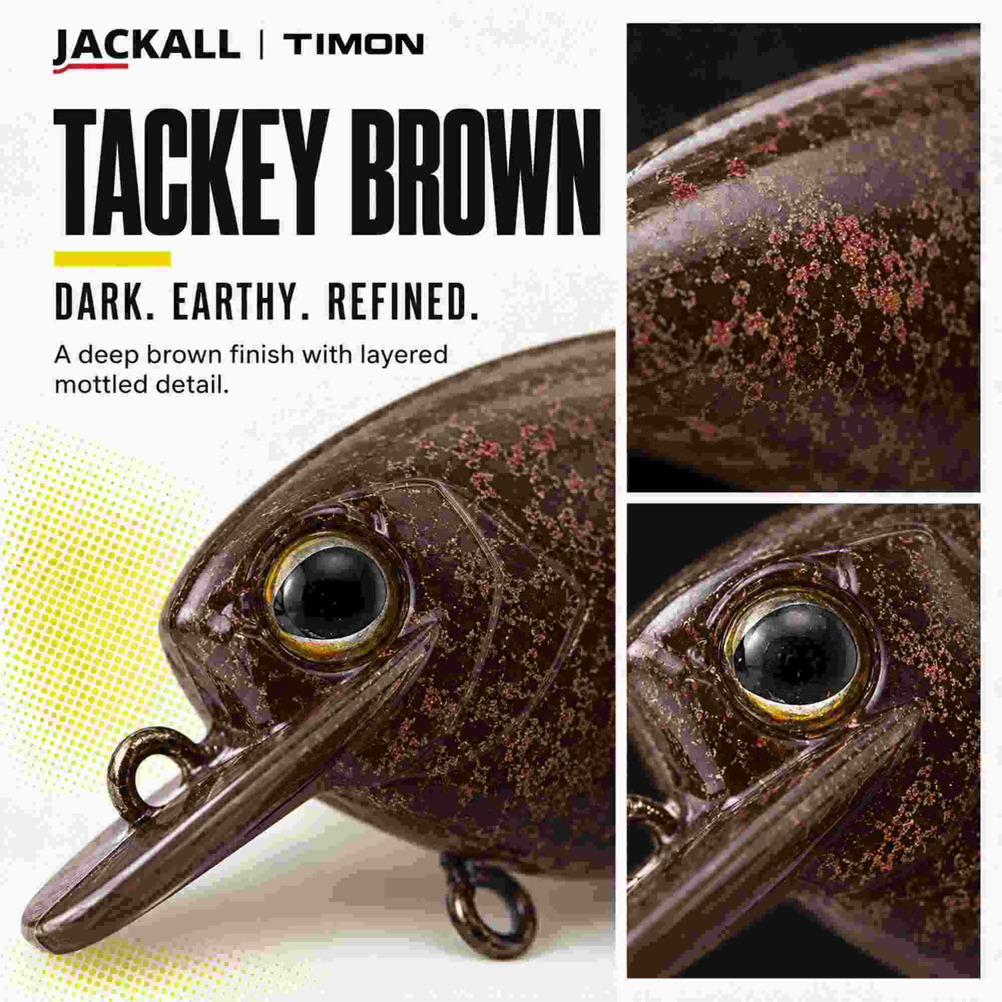 Jackall Timon Flapani 28 mm Floating Lure Tackey Brown (5099)