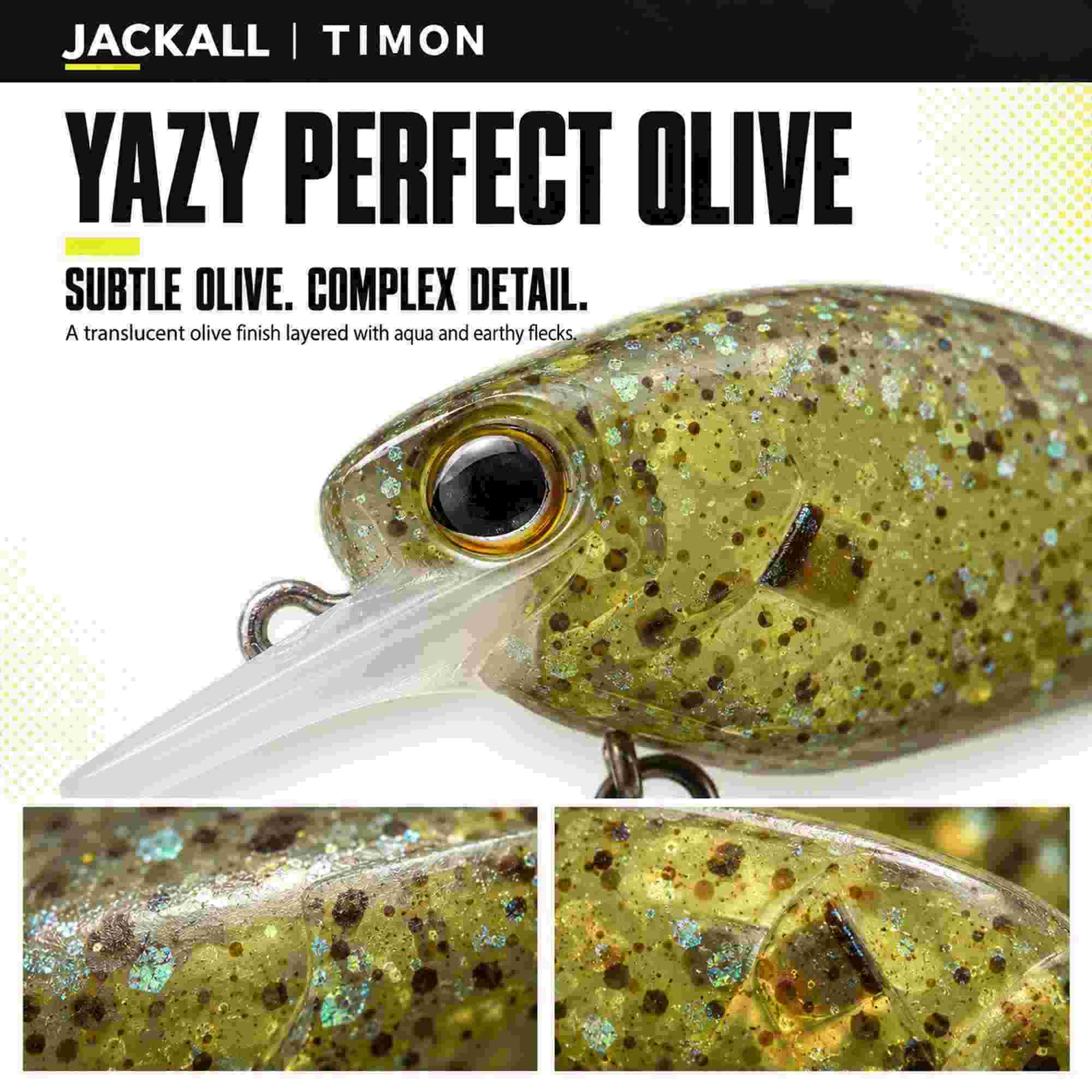 Jackall Timon Flapani 28 mm Floating Lure Yazy Perfect Olive (5181)