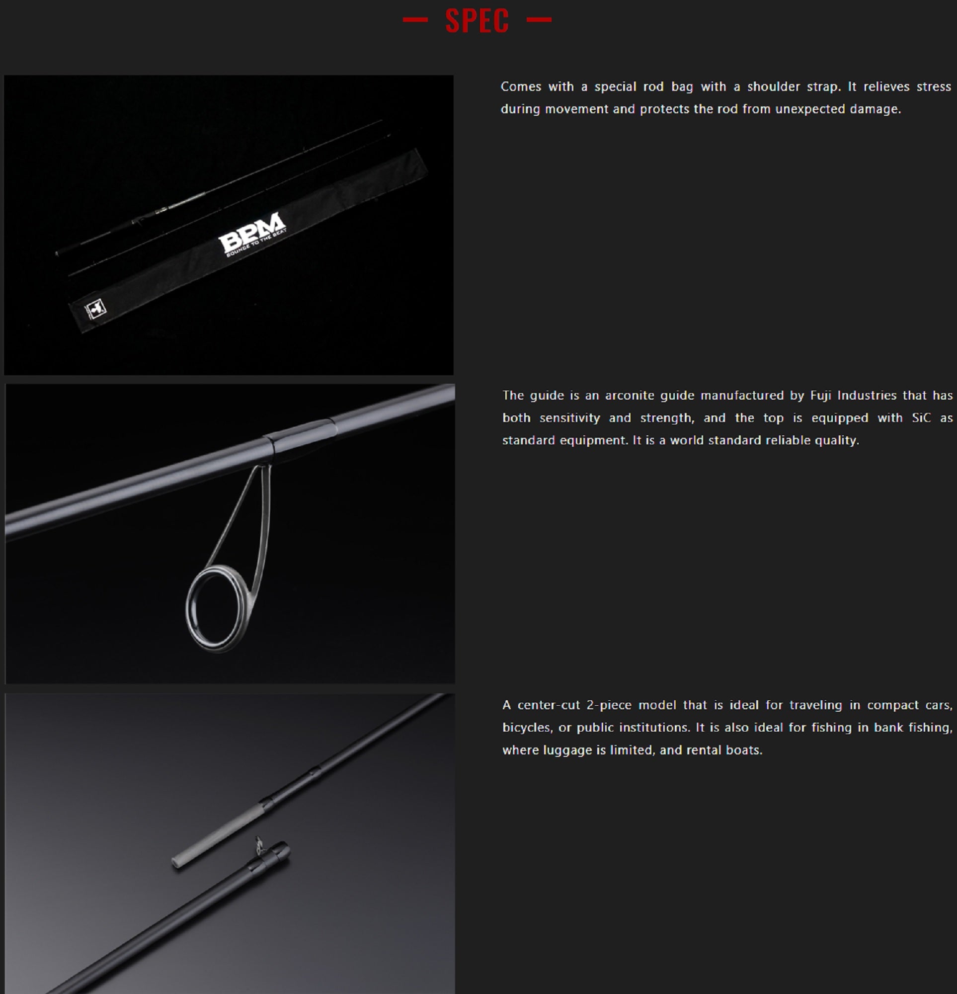 Jackall Rod Baitcast BPM B2-C610M (5709)