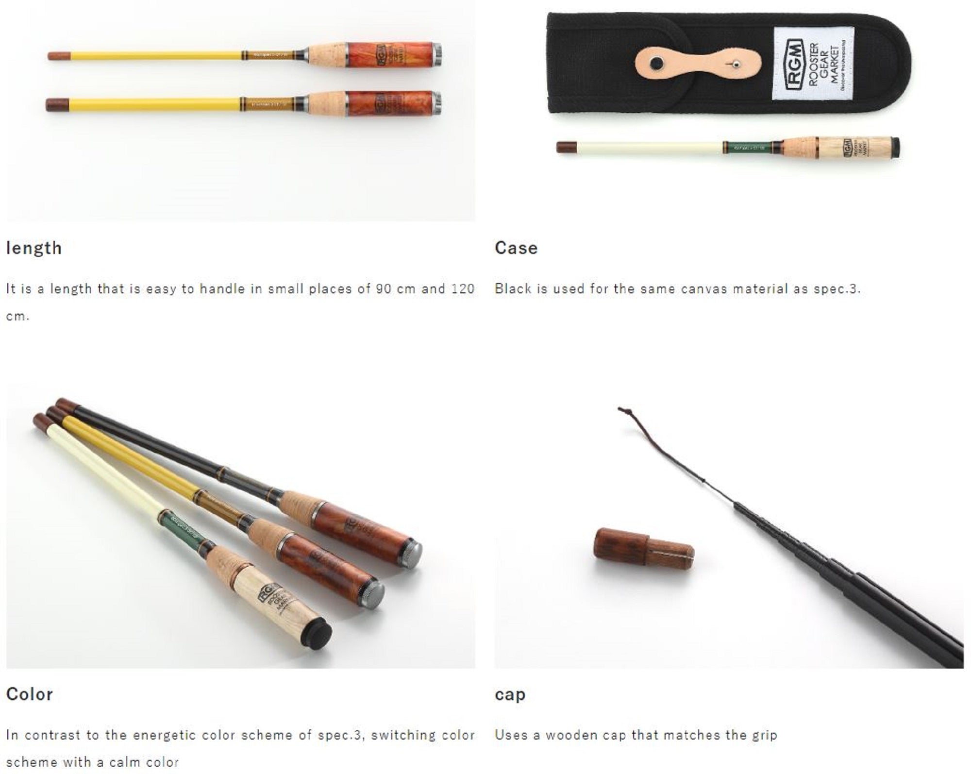 Jackall RGM Rod Pole Telescopic Spec 3 OT 90 Black (6362)