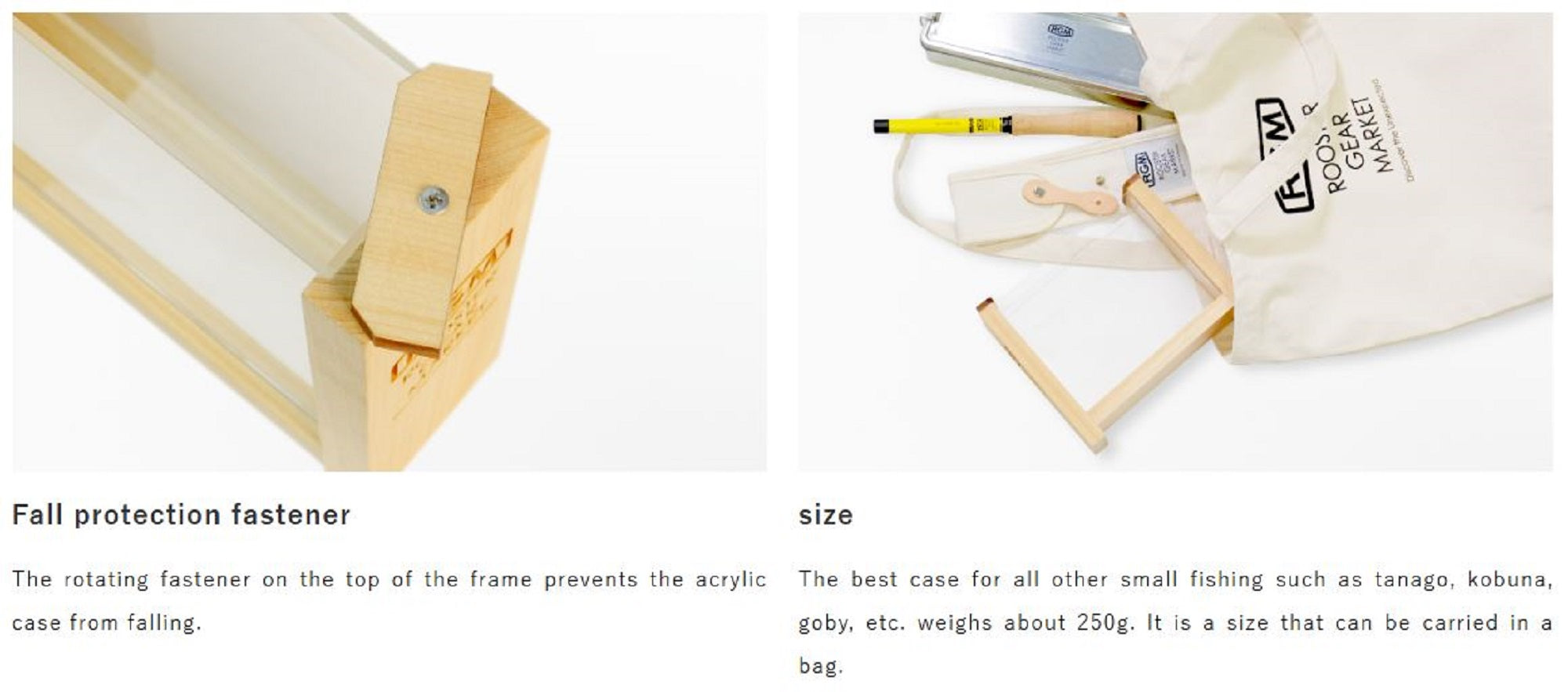 Jackall RGM Clear Photo Tank for Small Fish 180 x 148 x 50 (6478)