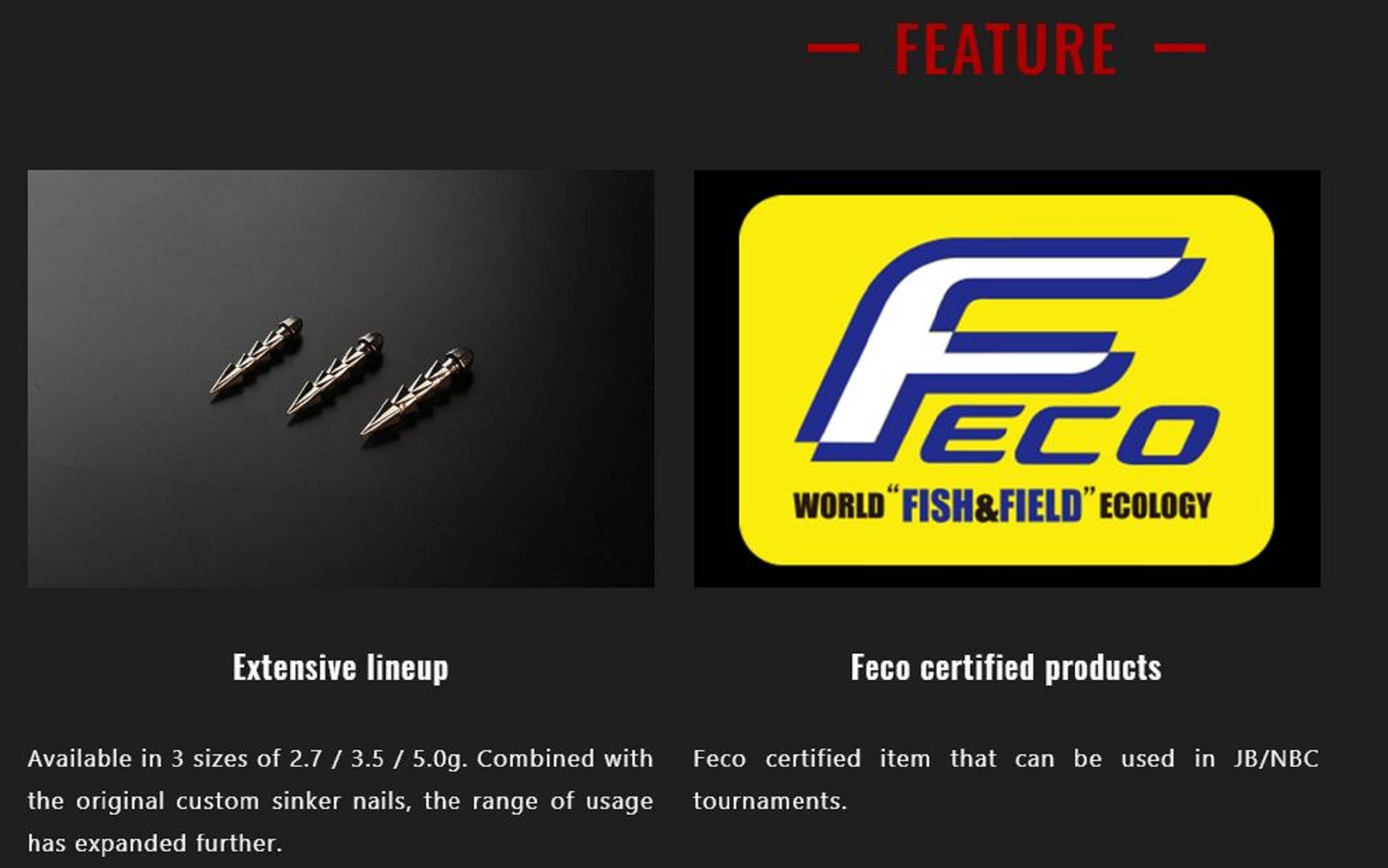 Jackall Tungsten Nail Sinker HW 2.7 Grams-4/Pack (7598)