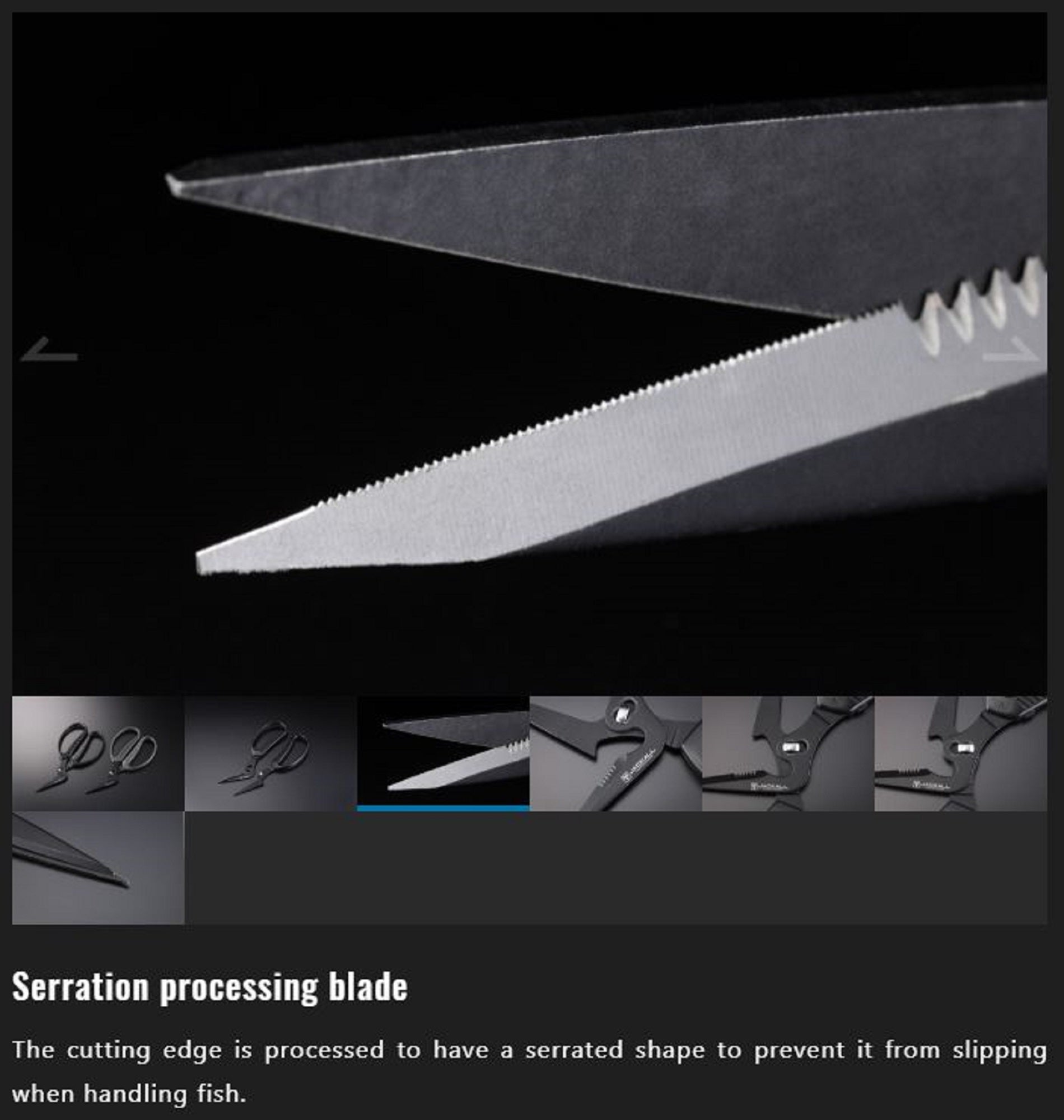 Jackall Seperatable Fish Scissors Gray (7710)