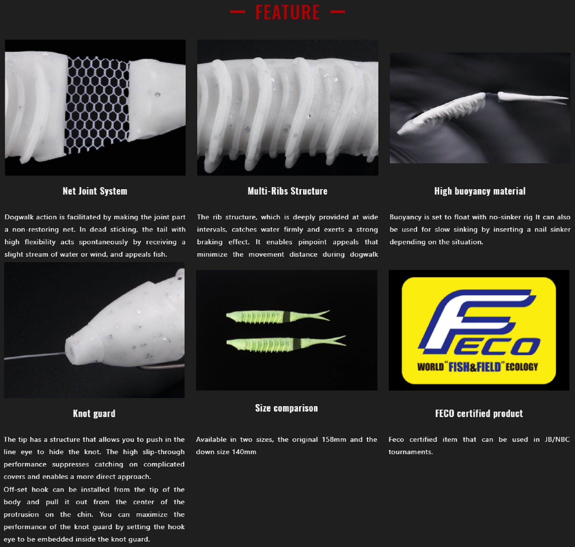 Jackall Soft Lure Bounty Fish 140mm Chart Back Shad (3285)