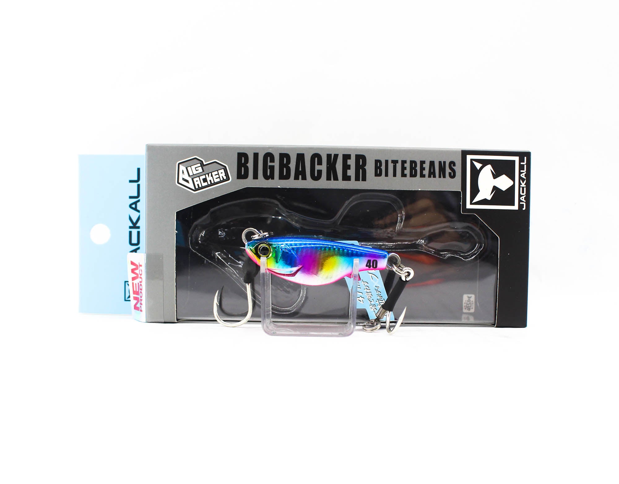Jackall Metal Jig Big Backer Bite Beans 40 gram Blue Pink Candy (4022)