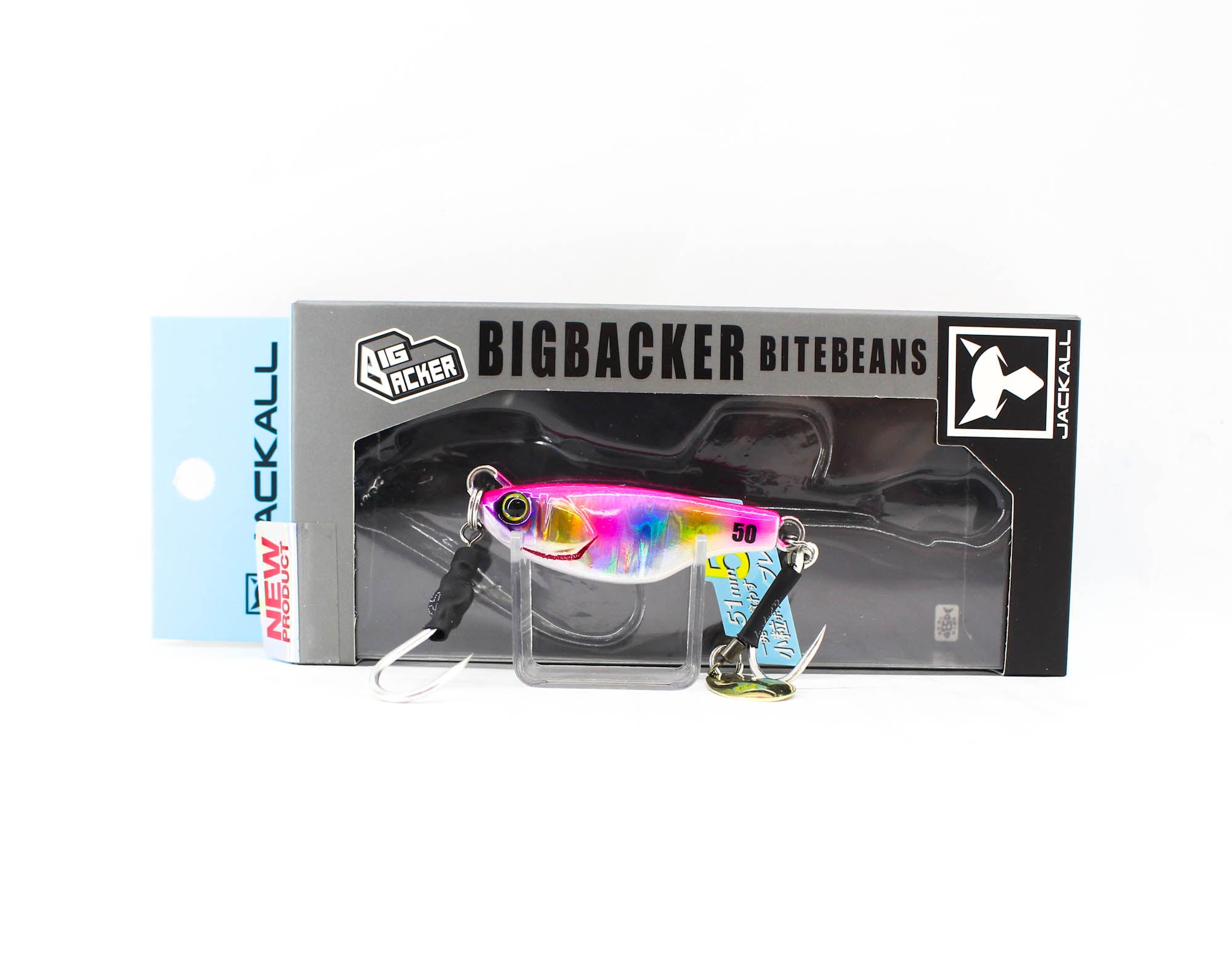 Jackall Metal Jig Big Backer Bite Beans 50 gram Pink Back Candy (4077)