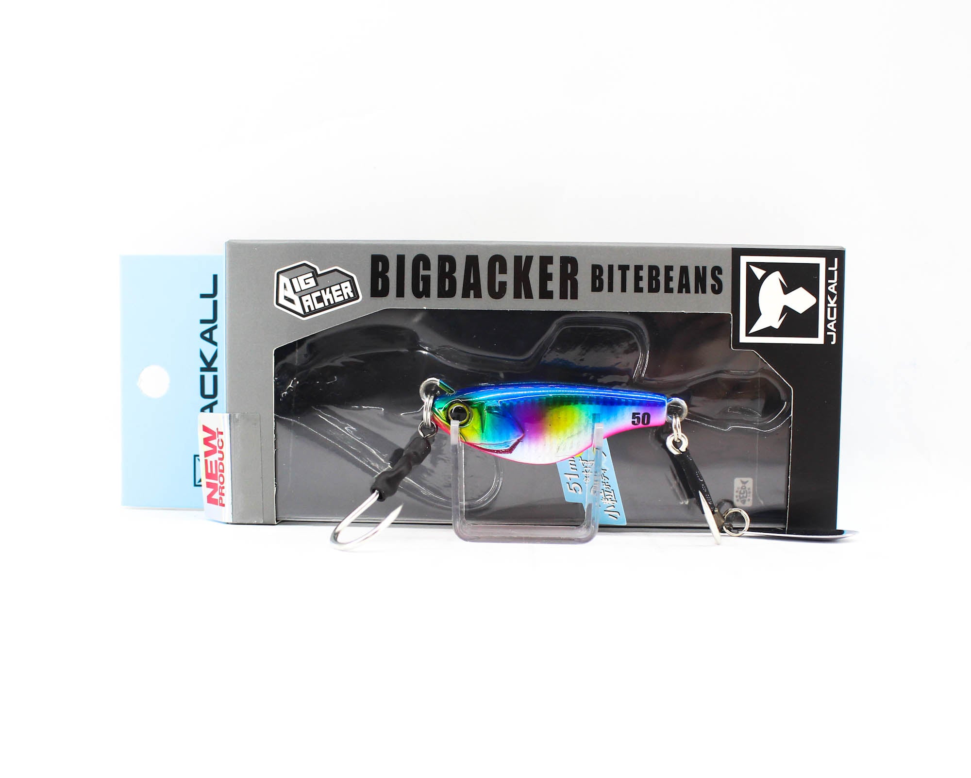 Jackall Metal Jig Big Backer Bite Beans 50 gram Blue Pink Candy (4107)