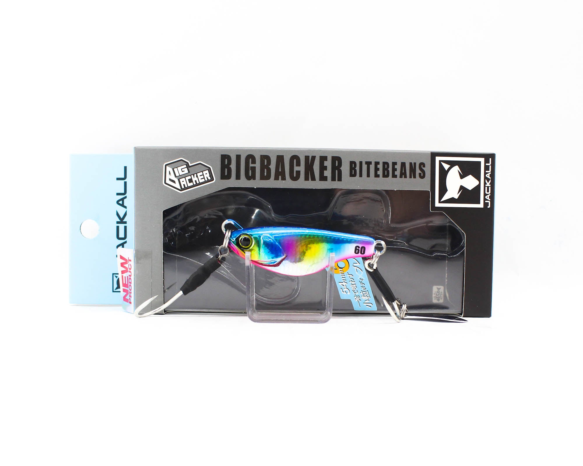Jackall Metal Jig Big Backer Bite Beans 60 gram Blue Pink Candy (4183)