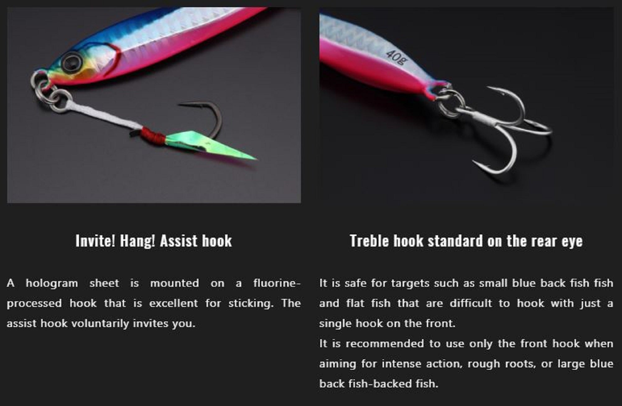 Jackall Metal Jig Big Backer 20 grams Cho Hirame Stripe (4206)