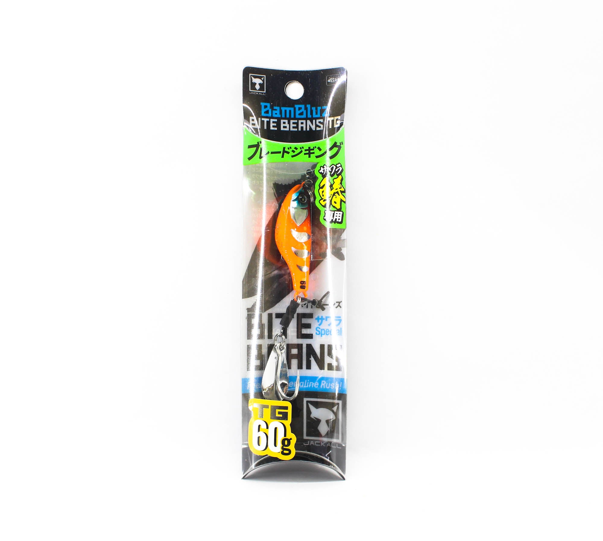 Jackall Metal Jig Big Backer Bite Beans TG Tungsten 60 gram S Spark (9294)