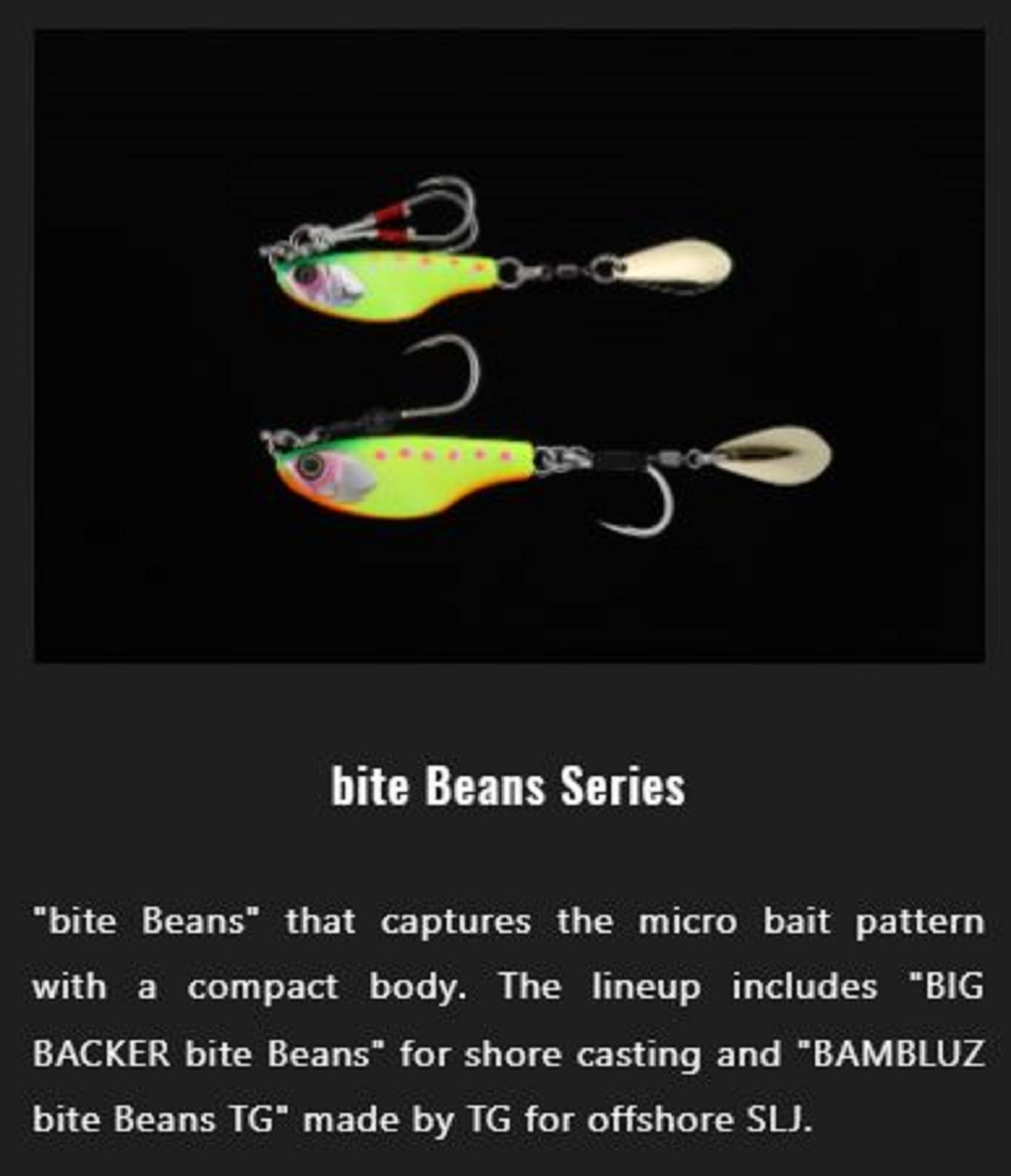Jackall Metal Jig Big Backer Bite Beans TG Tungsten 60 gram S Spark (9294)