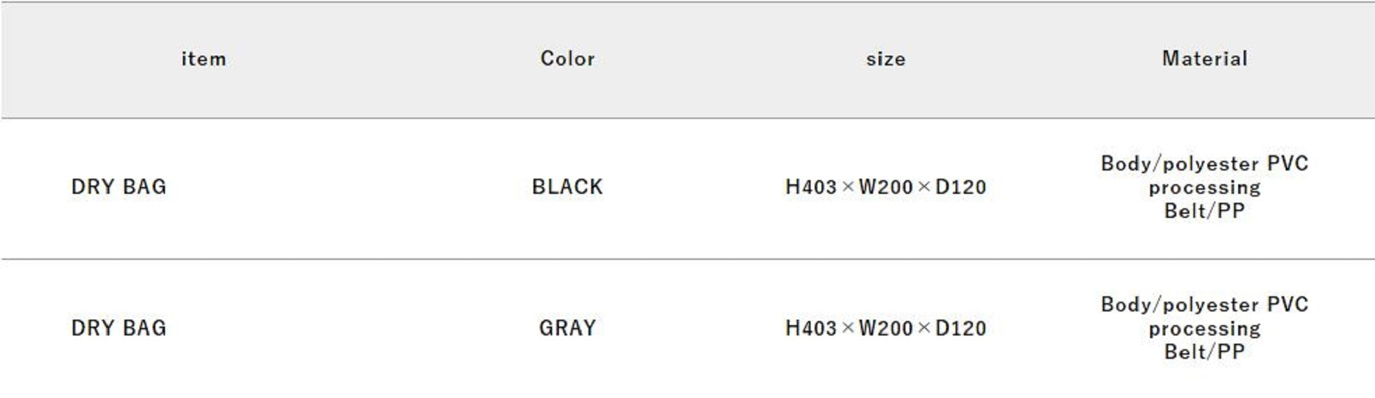 Jackall RGM Dry Bag H403xW200xD120mm Black (0047)