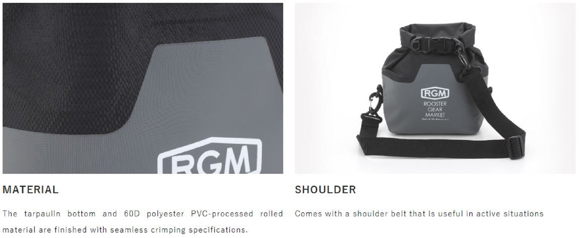 Jackall RGM Dry Bag H403xW200xD120mm Black (0047)