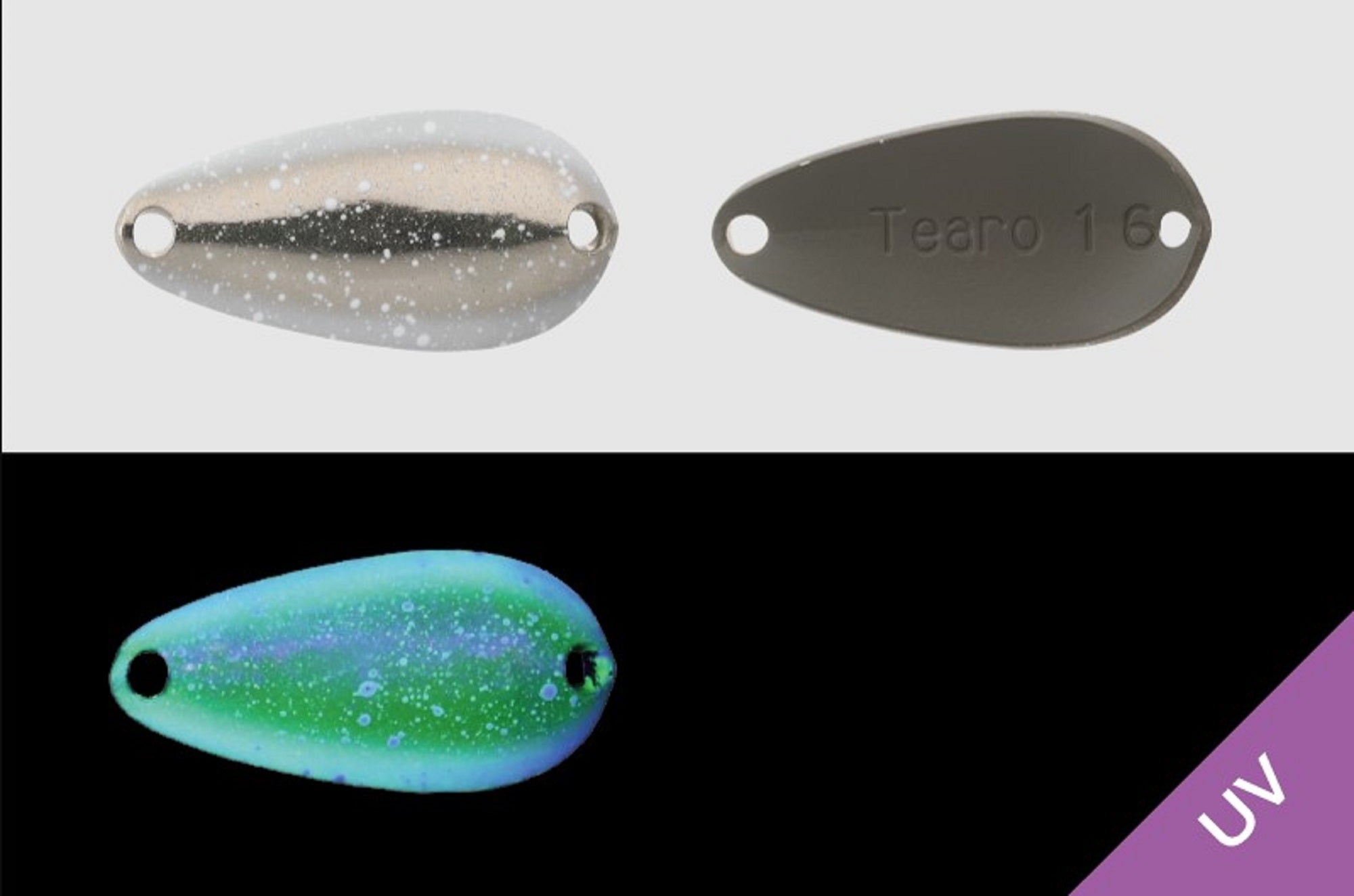 Jackall Timon Tearo Trout Spoon 2.6 grams 180 Yazy Silver White UV (2256)