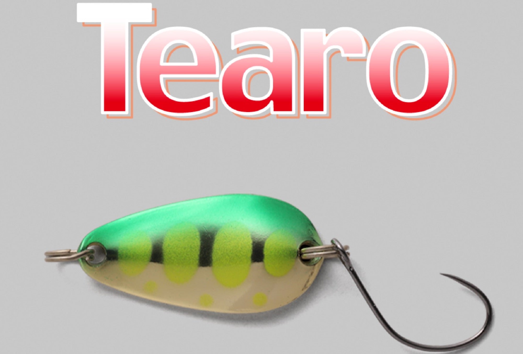 Jackall Timon Tearo Trout Spoon 3.1 grams 198 Hl Chartreuse Black (2324)