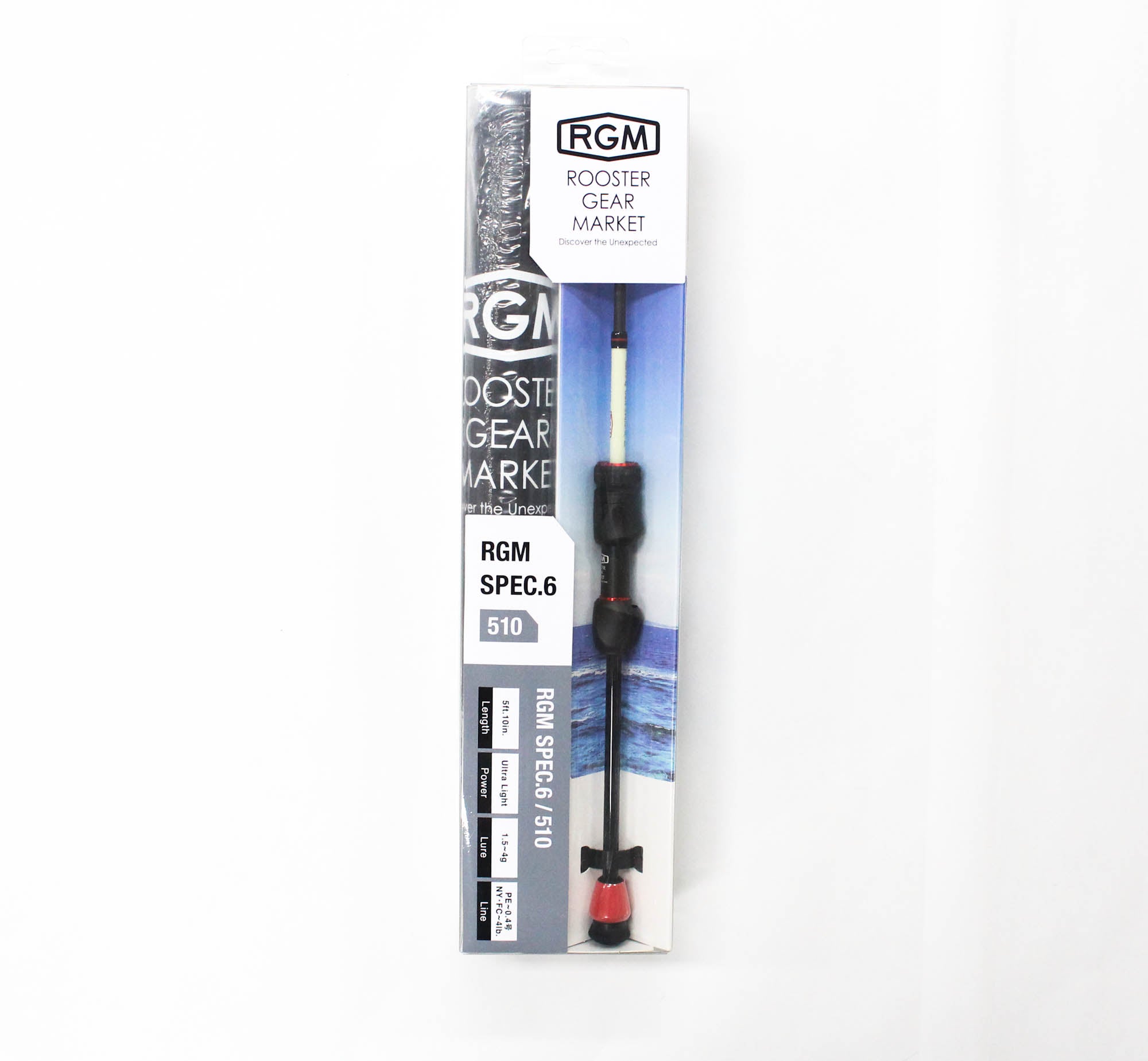 Jackall RGM Rod Spinning Spec 6/510 1.78m 5Pc Red (2836)