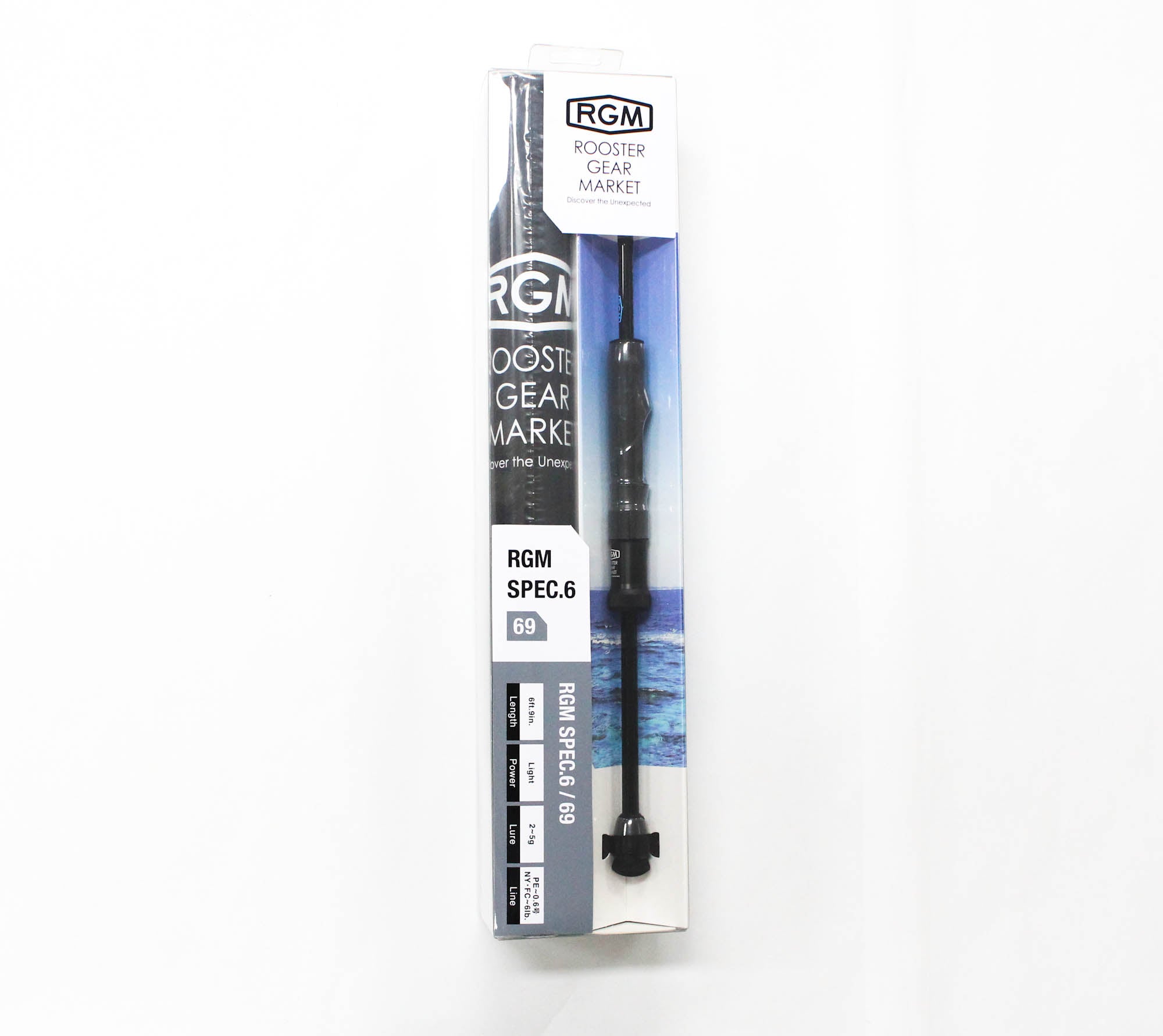 Jackall RGM Rod Spinning Spec 6/69 2.06m 5Pc Black (2874)