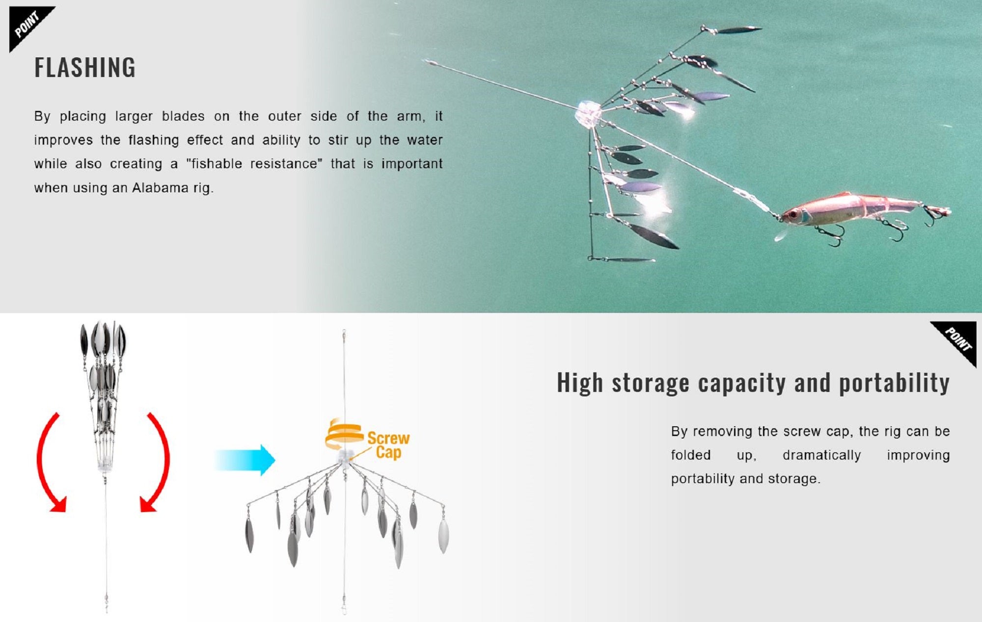 Jackall Luster Blade 185mm Gun Metallic (3116)