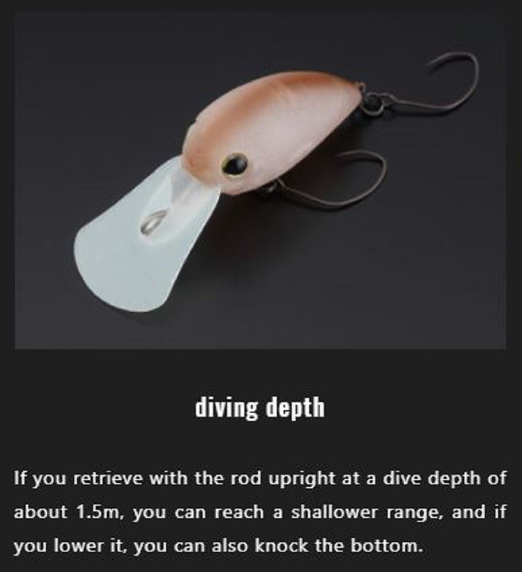 Jackall Timon Kibipani MR 28 mm Floating Lure Clear (3888)