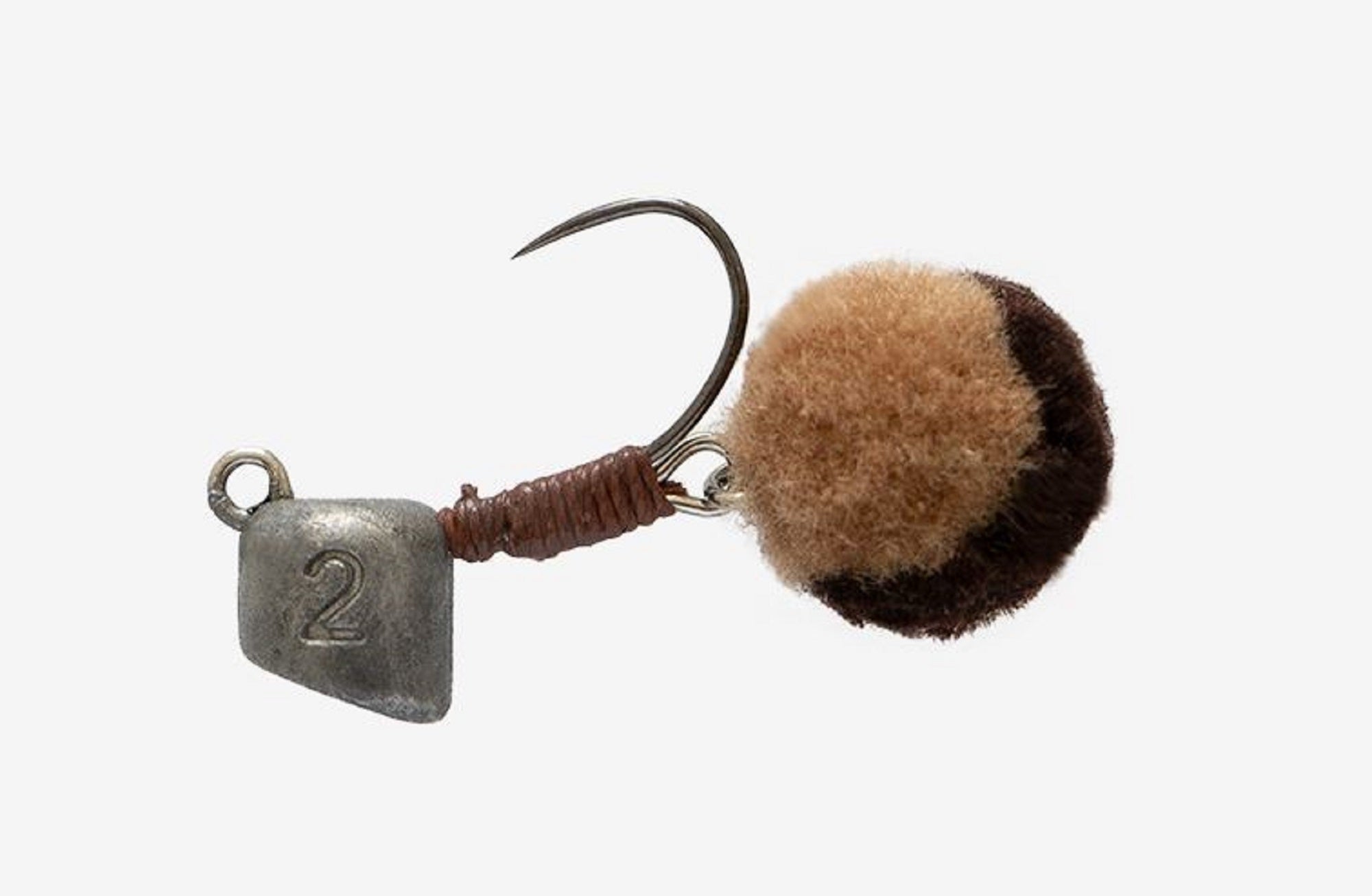 Jackall Jig Head Egg Pompon 2 grams Chocolate (5127)