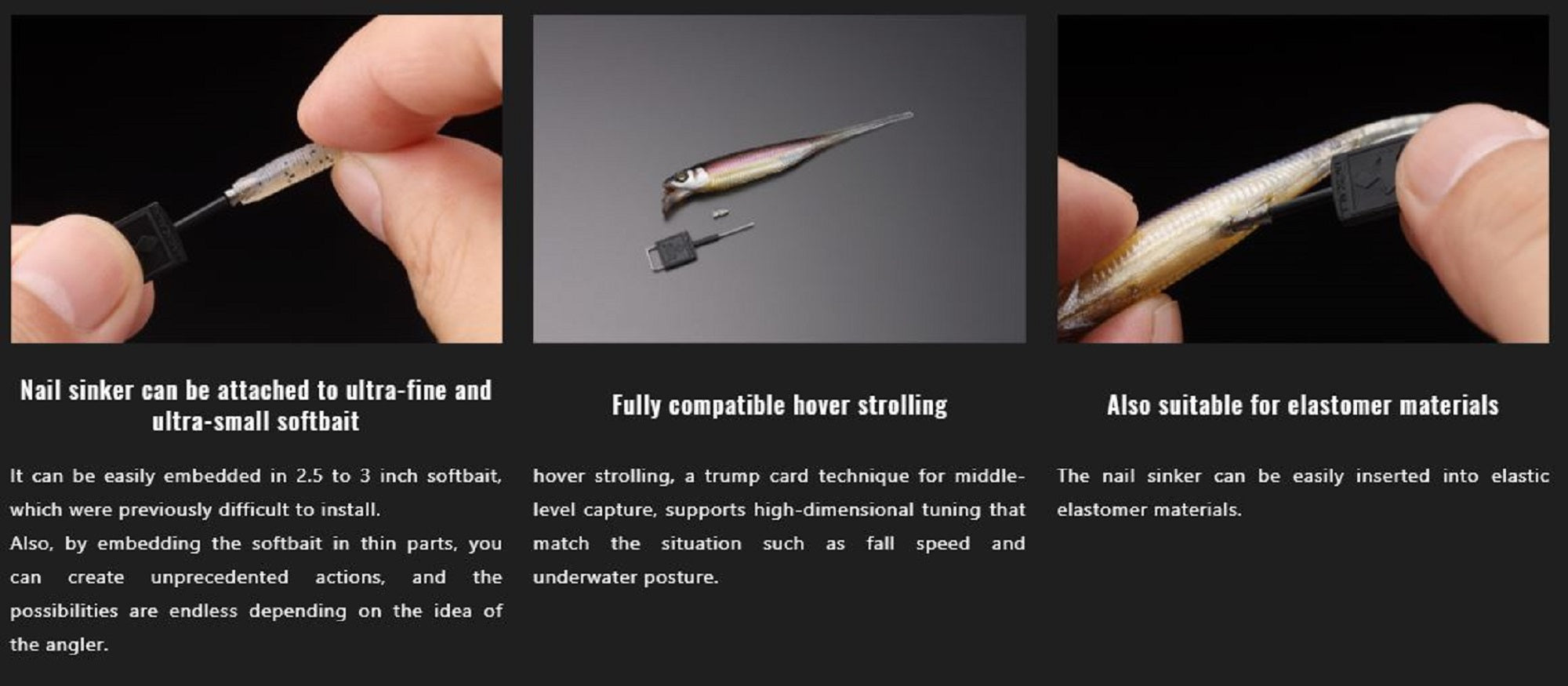 Jackall Through Nail Sinker 0.45 grams 8 Pcs Per Pack (5134)