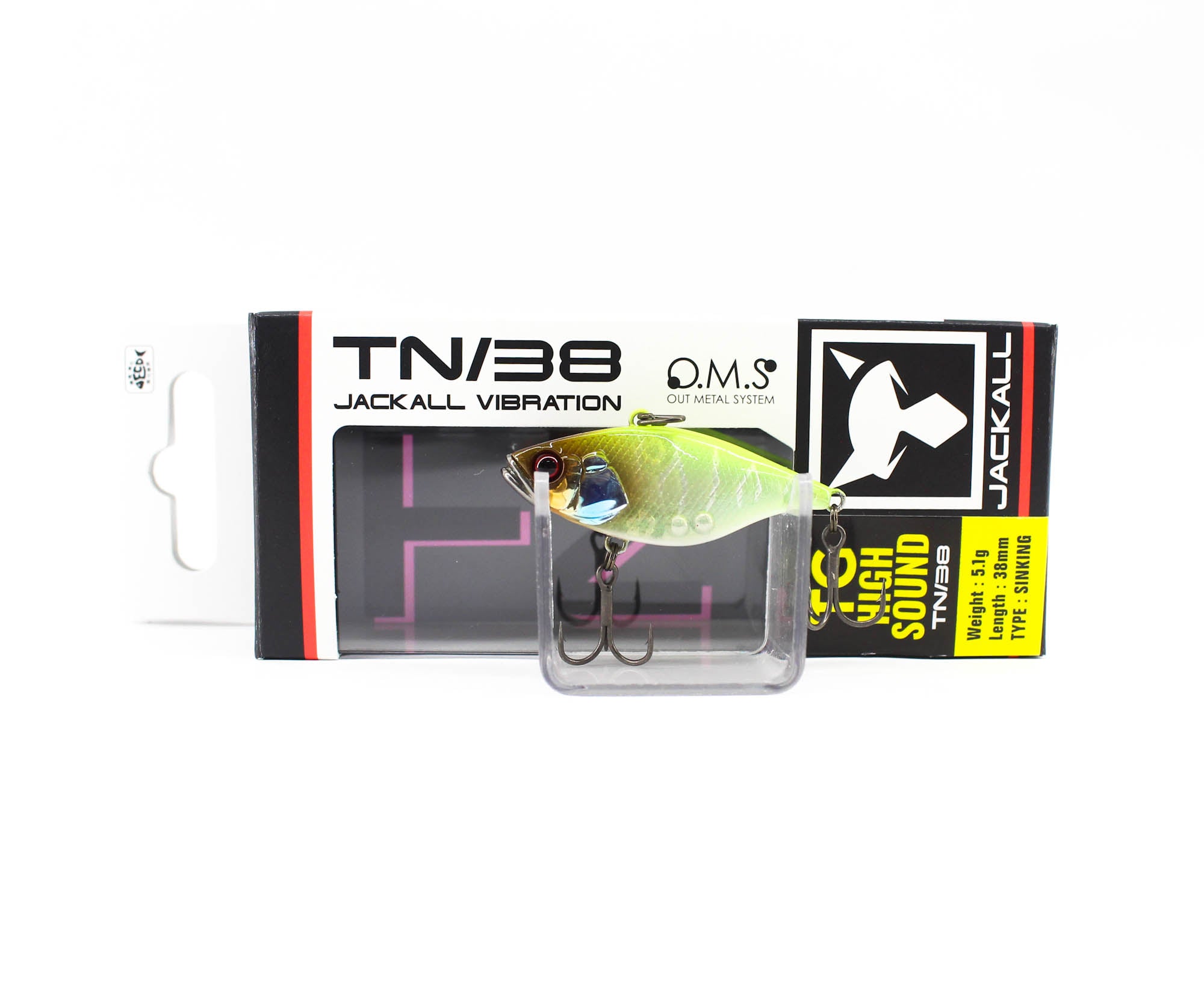 Jackall TN 38 Regular Vibration Lure Clear Lemon Tiger (6513)