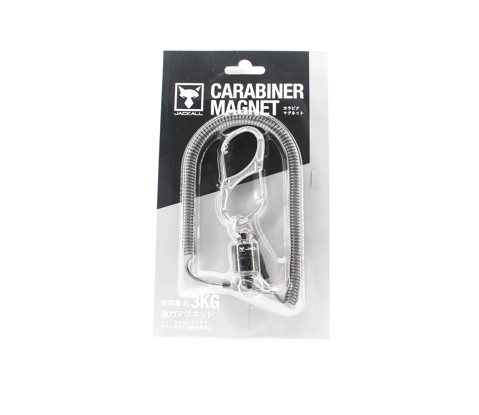 Jackall Carabiner Magnet 3kg Holding Power Black (6841)