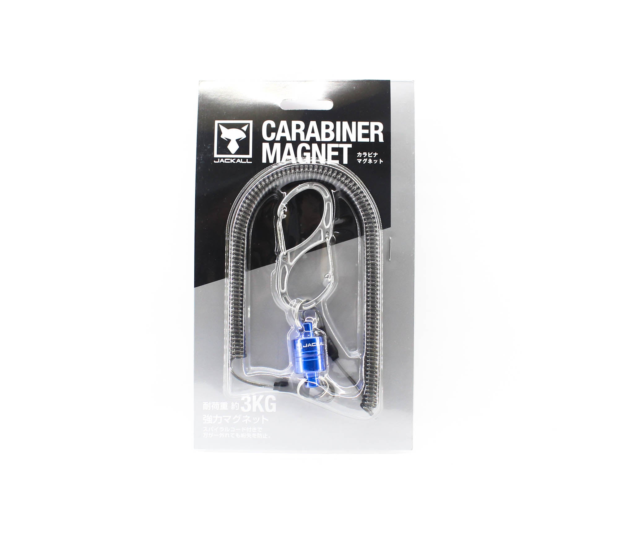 Jackall Carabiner Magnet 3kg Holding Power Blue (6865)