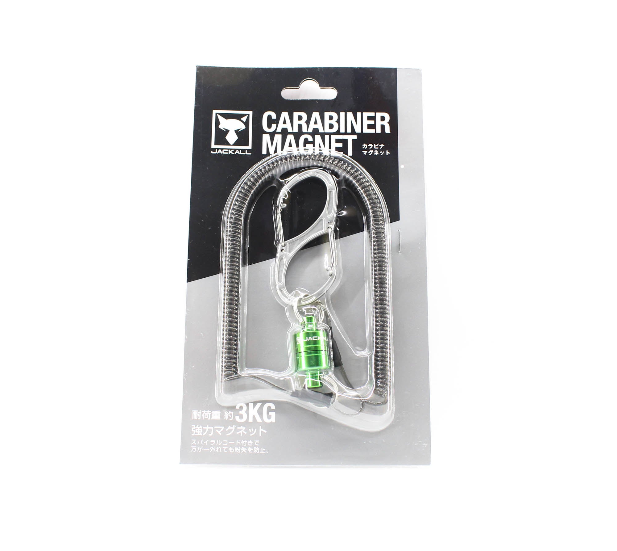 Jackall Carabiner Magnet 3kg Holding Power Green (6872)
