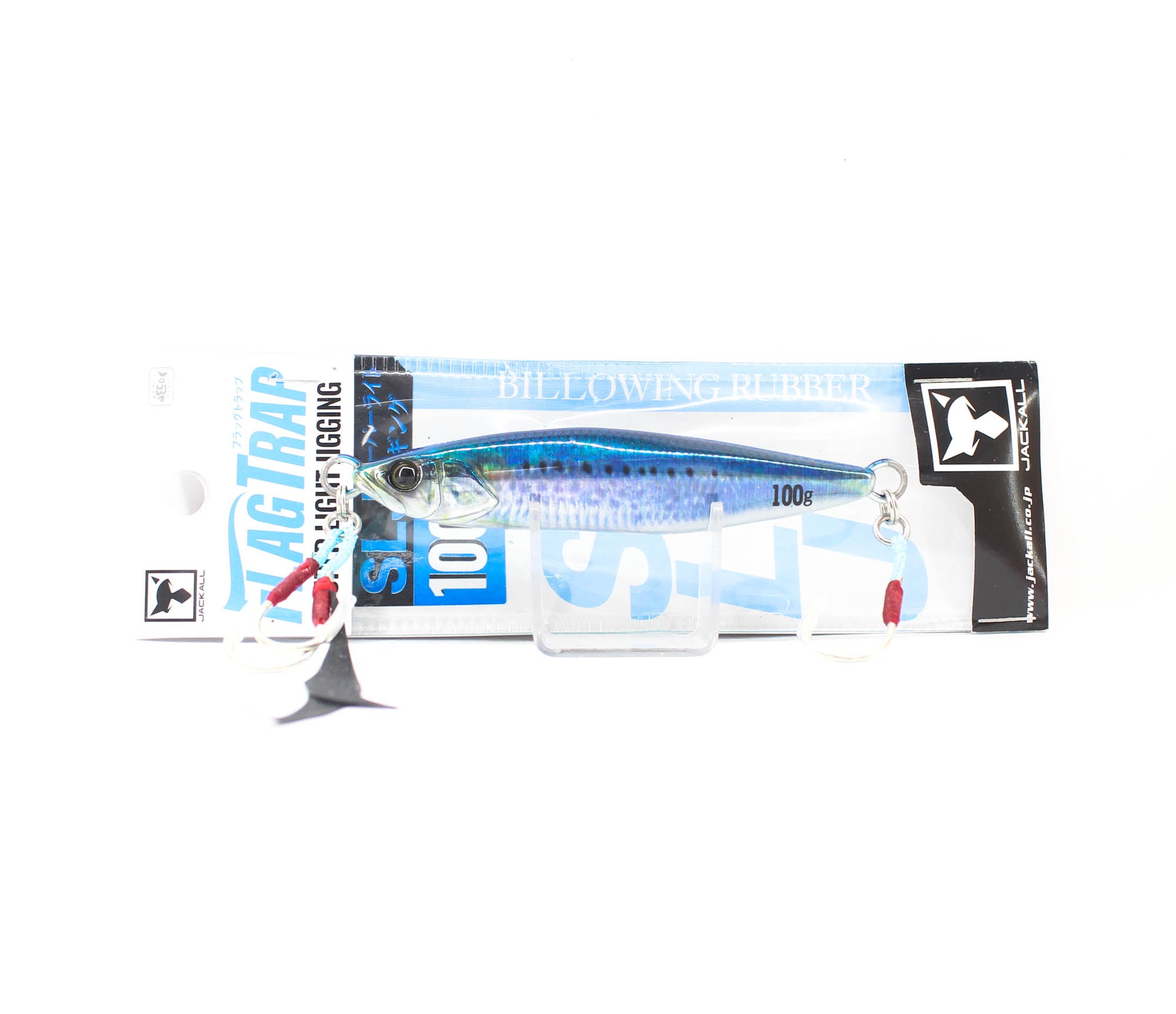 Jackall Metal Jig Flag Trap 100 grams Real Iwashi (7909)