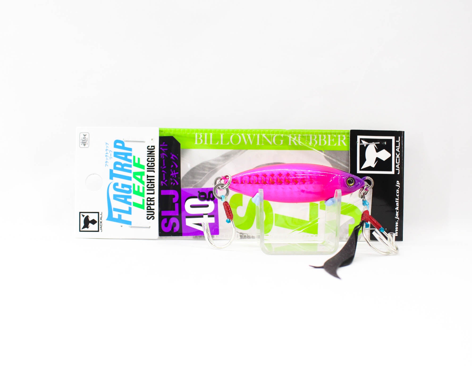 Jackall Metal Jig Flag Trap Leaf 40 grams Pink Impact (8951)