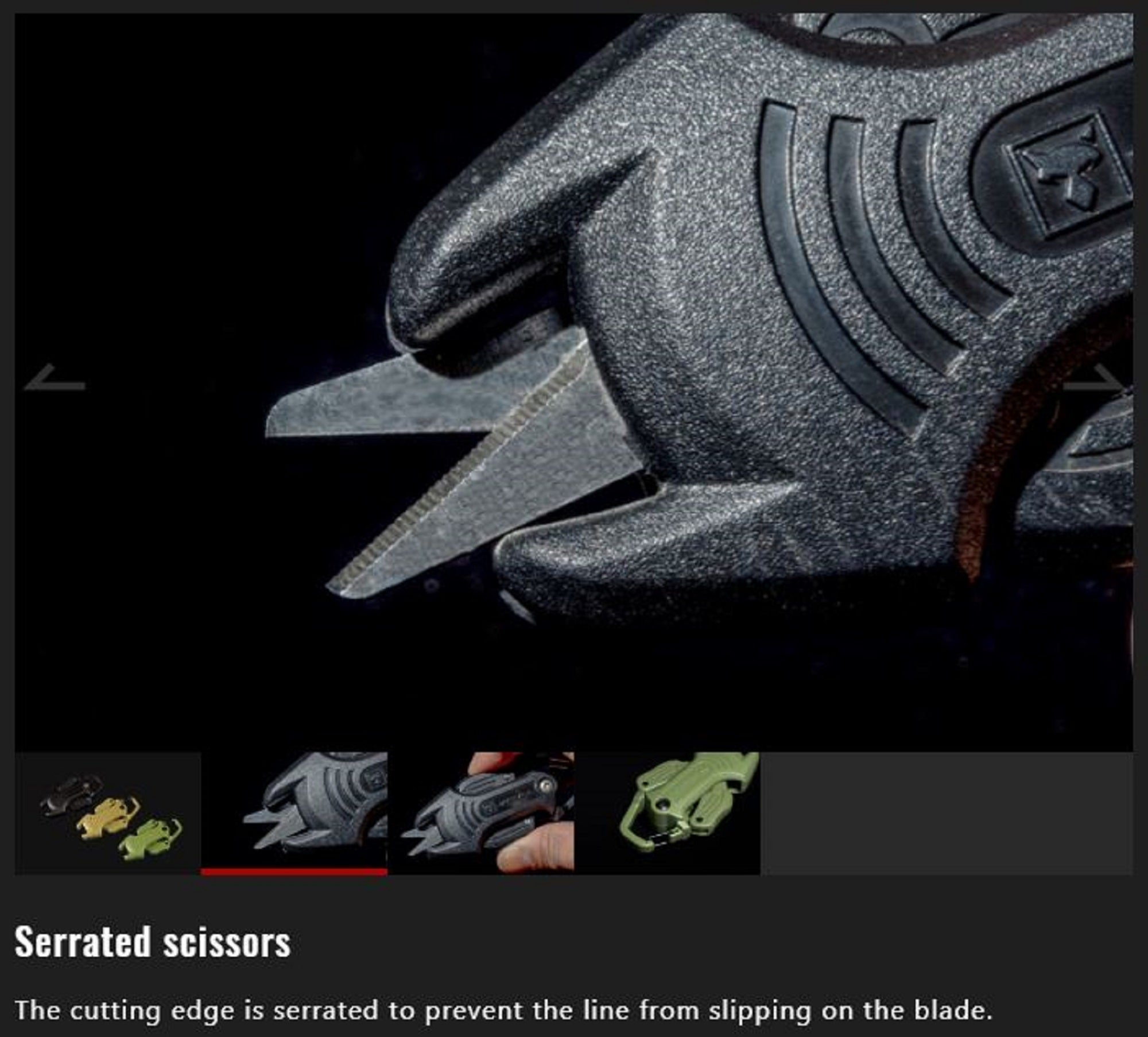 Jackall Scissors Bank Line Cutter Khaki (3191)