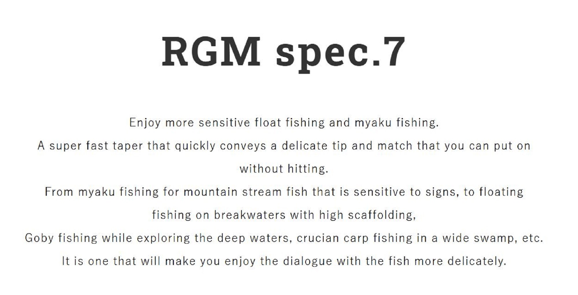 Jackall RGM Rod Pole Telescopic Spec 7 360cm Charcoal Gray (6628)