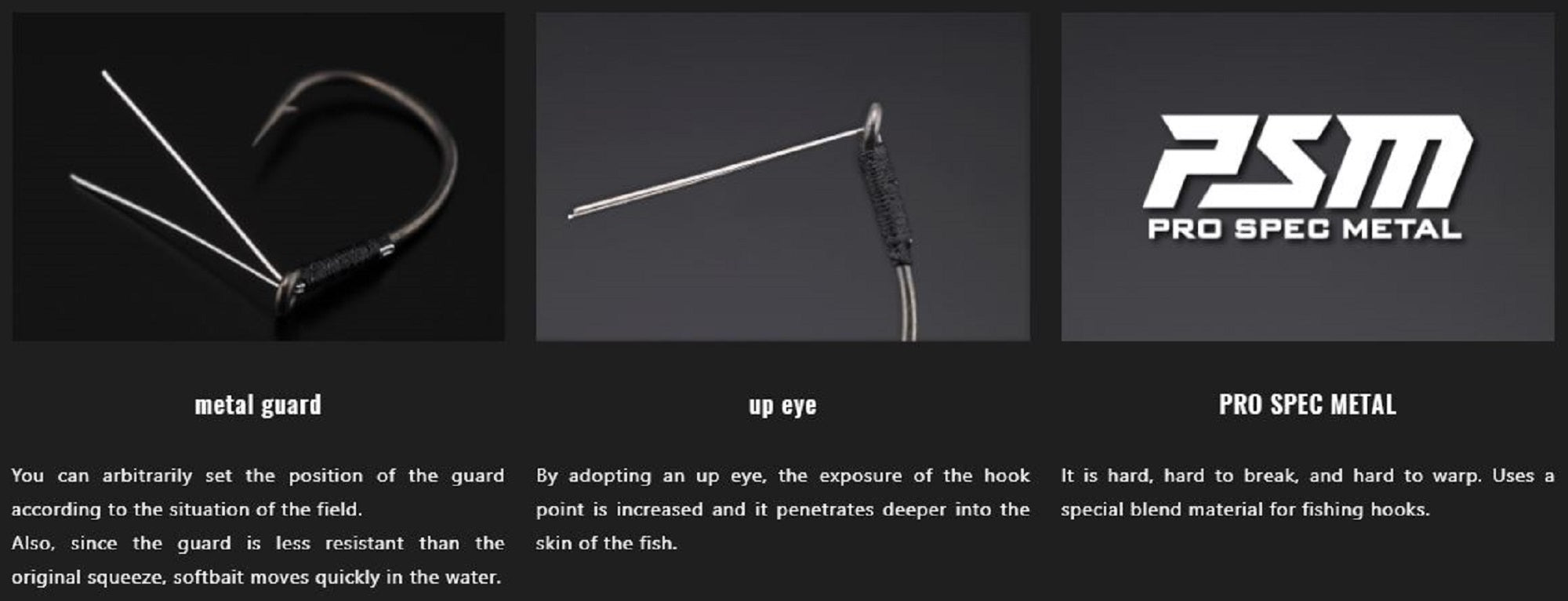 Jackall Hooks Squeeze Metal Guard Wacky Size 6 (7496)